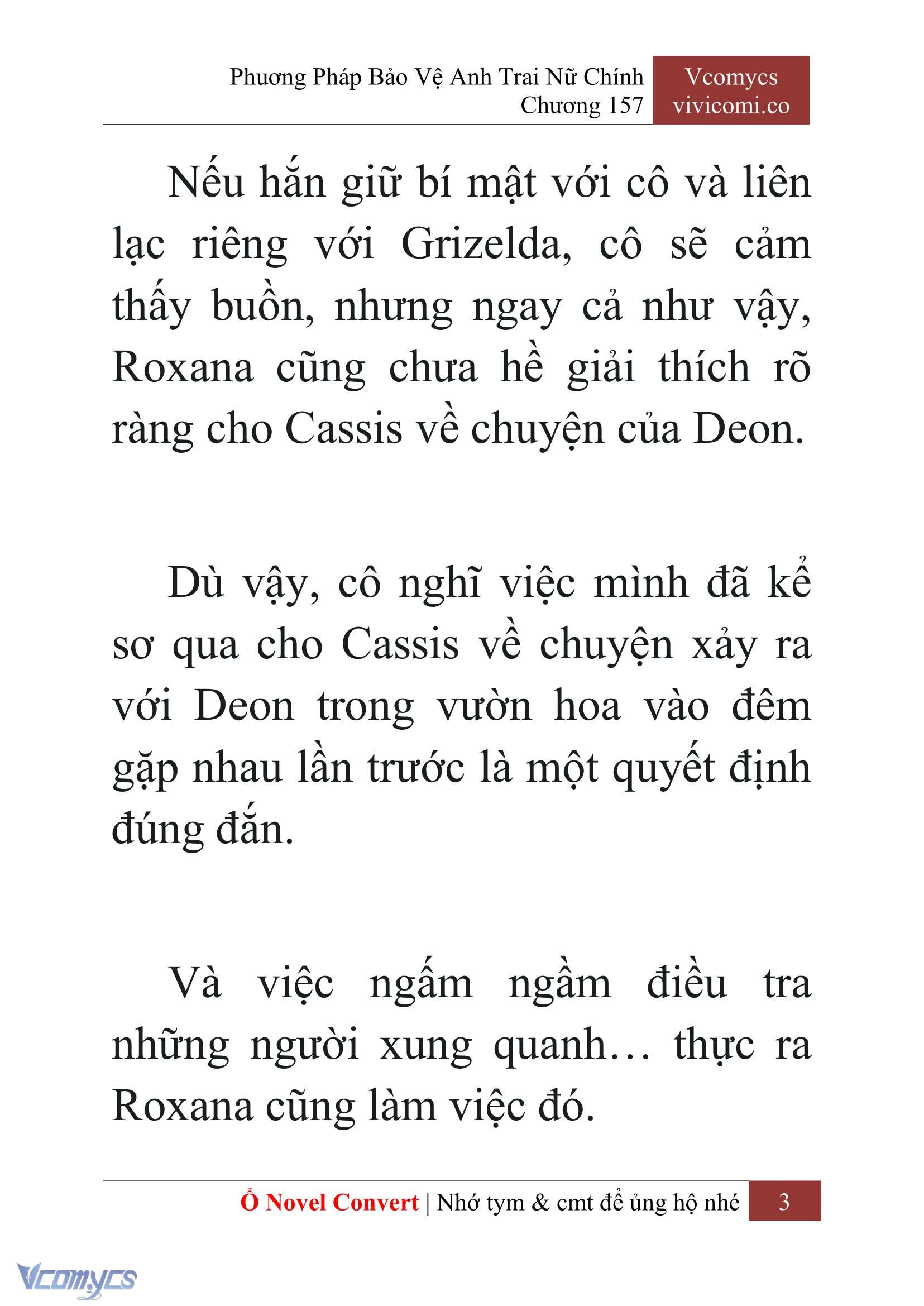 [Novel] Phương Pháp Bảo Vệ Anh Trai Nữ Chính Chap 157 - Trang 2