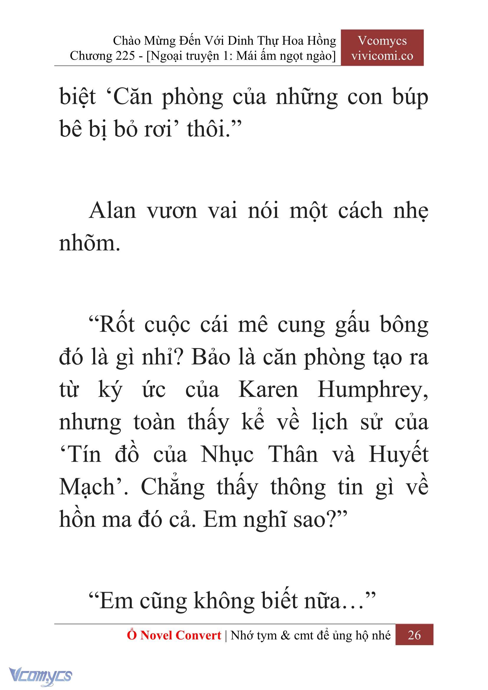 [Novel] Chào Mừng Đến Với Dinh Thự Hoa Hồng Chap 225 - Trang 2