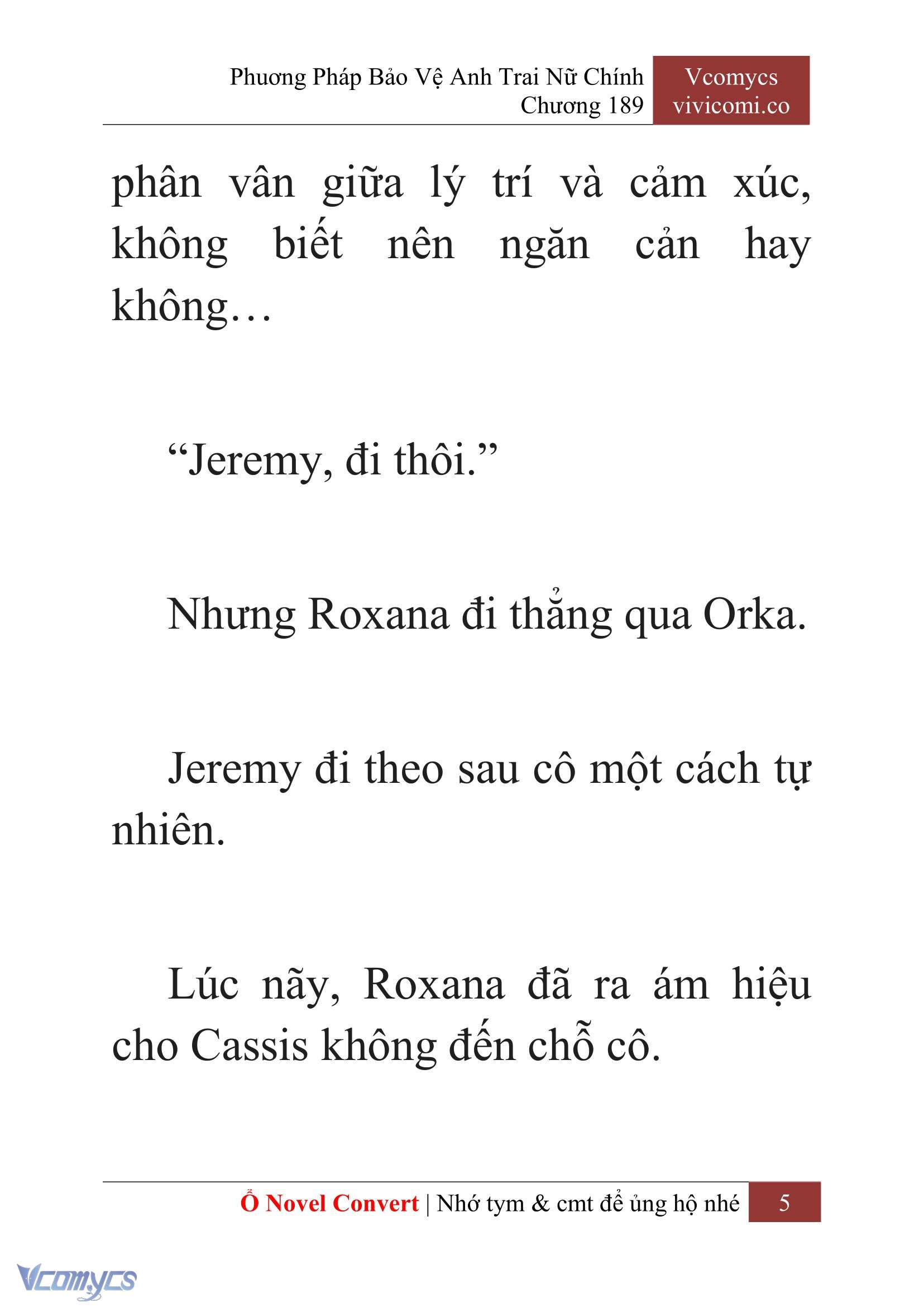 [Novel] Phương Pháp Bảo Vệ Anh Trai Nữ Chính Chap 189 - Trang 2