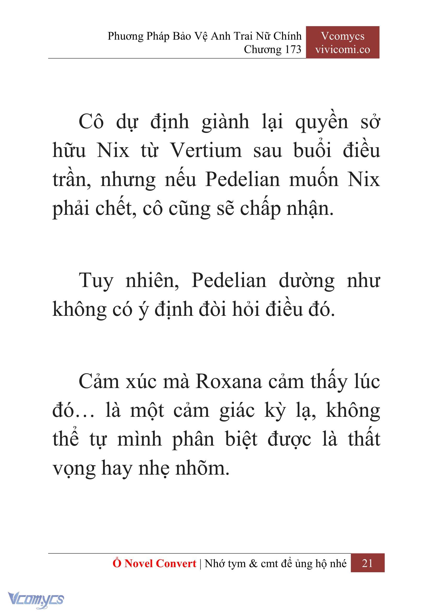 [Novel] Phương Pháp Bảo Vệ Anh Trai Nữ Chính Chap 173 - Trang 2