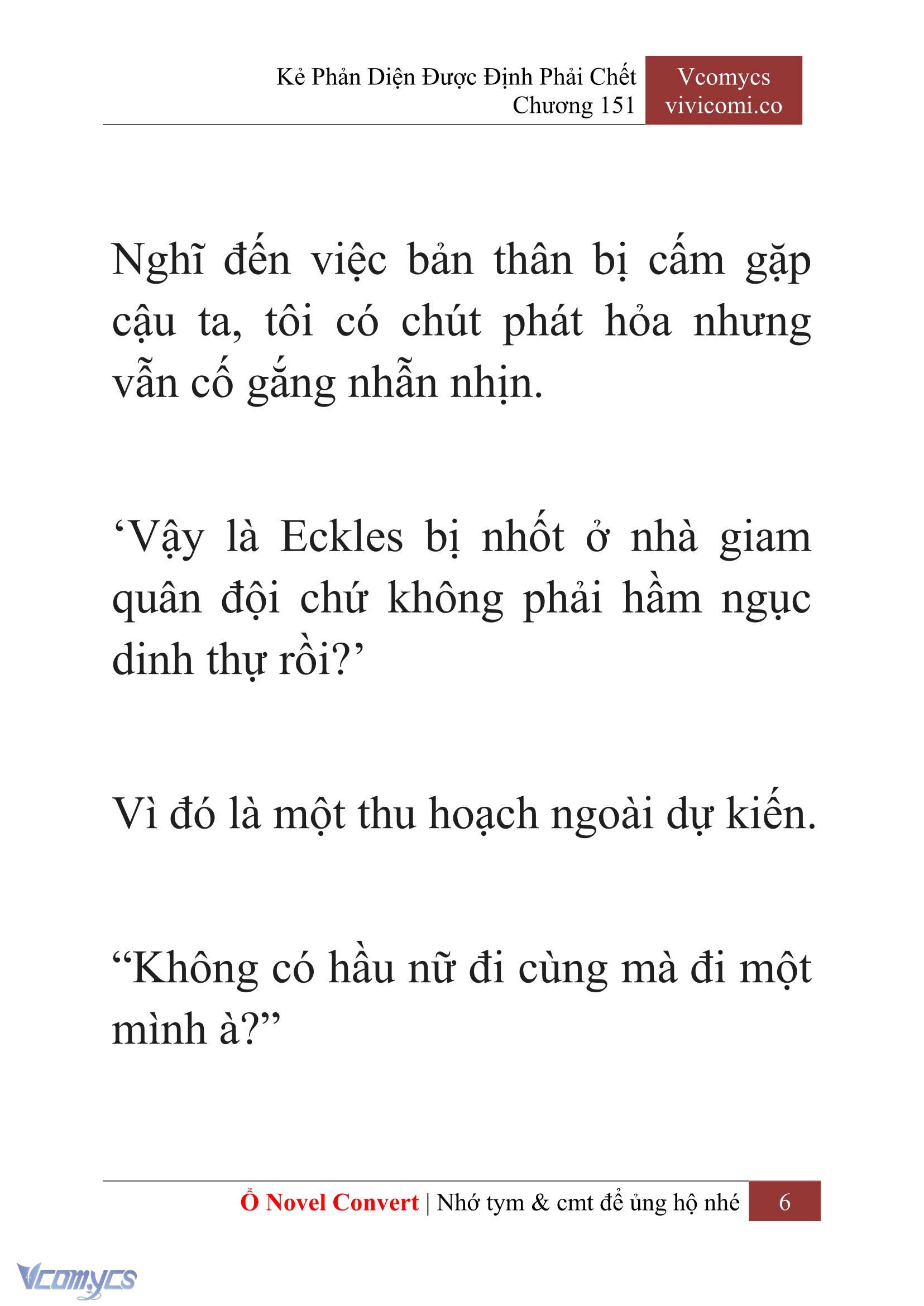 [Novel] Kẻ Phản Diện Được Định Phải Chết Chap 151 - Trang 2