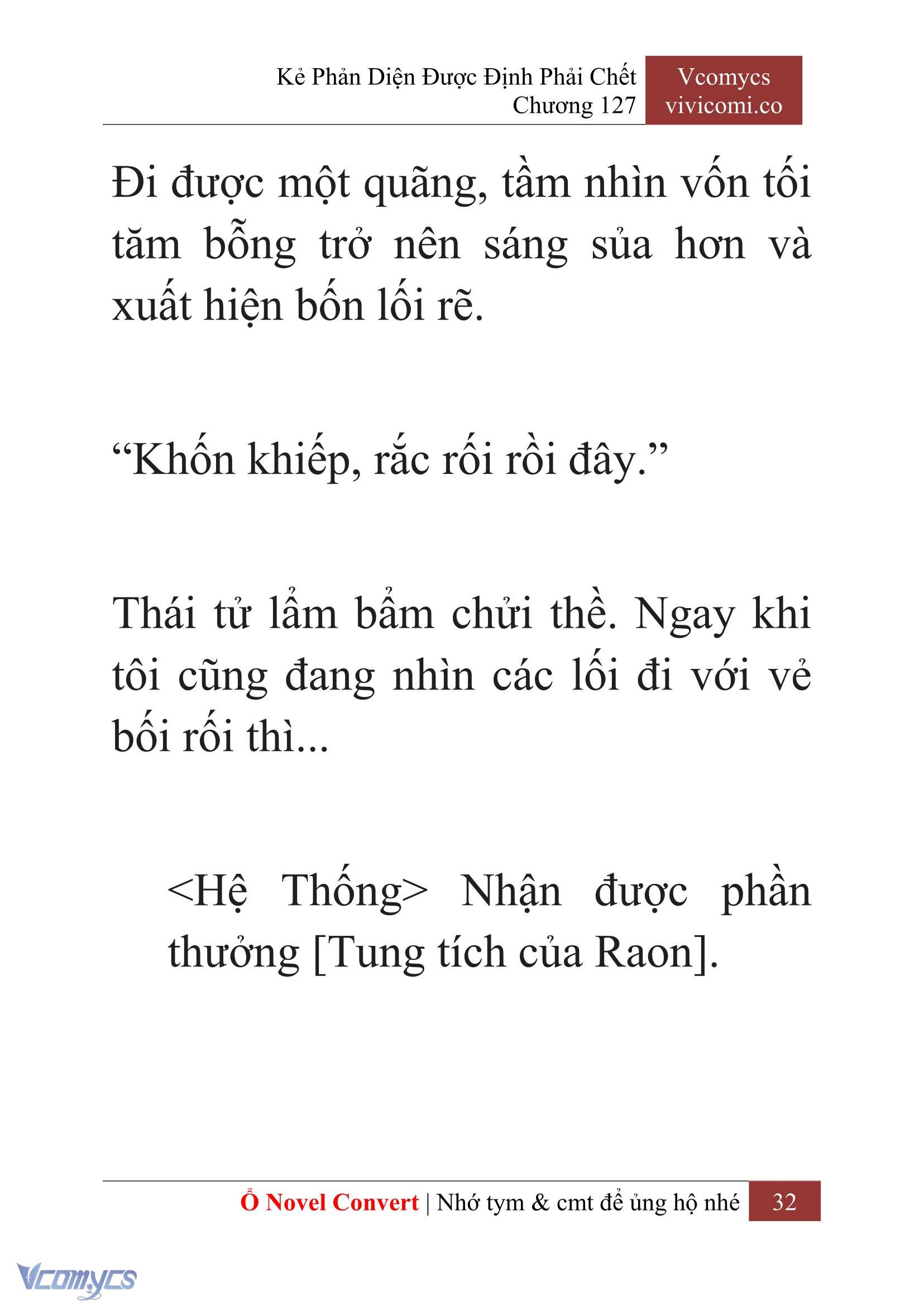 [Novel] Kẻ Phản Diện Được Định Phải Chết Chap 127 - Trang 2