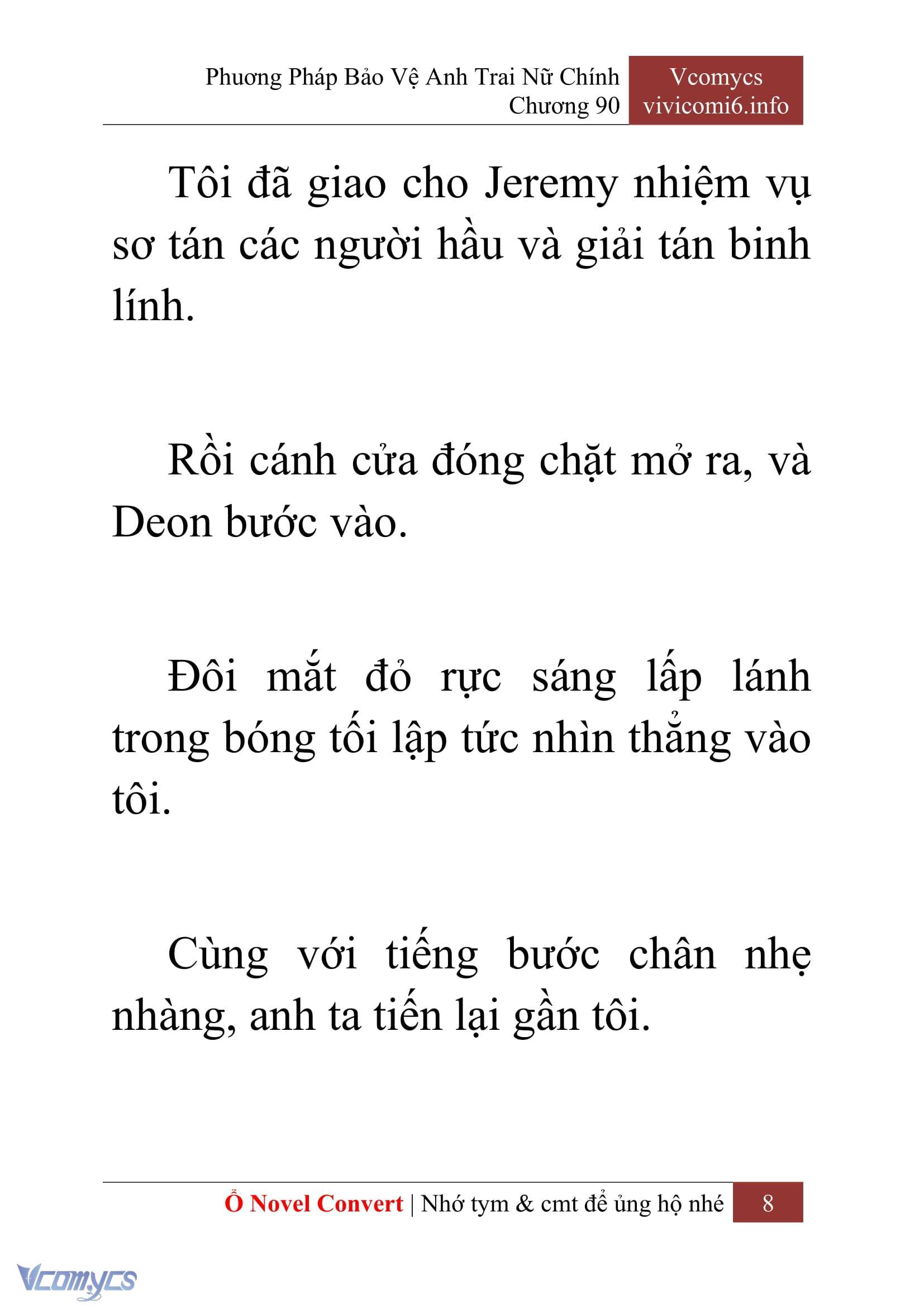 [Novel] Phương Pháp Bảo Vệ Anh Trai Nữ Chính Chap 90 - Trang 2