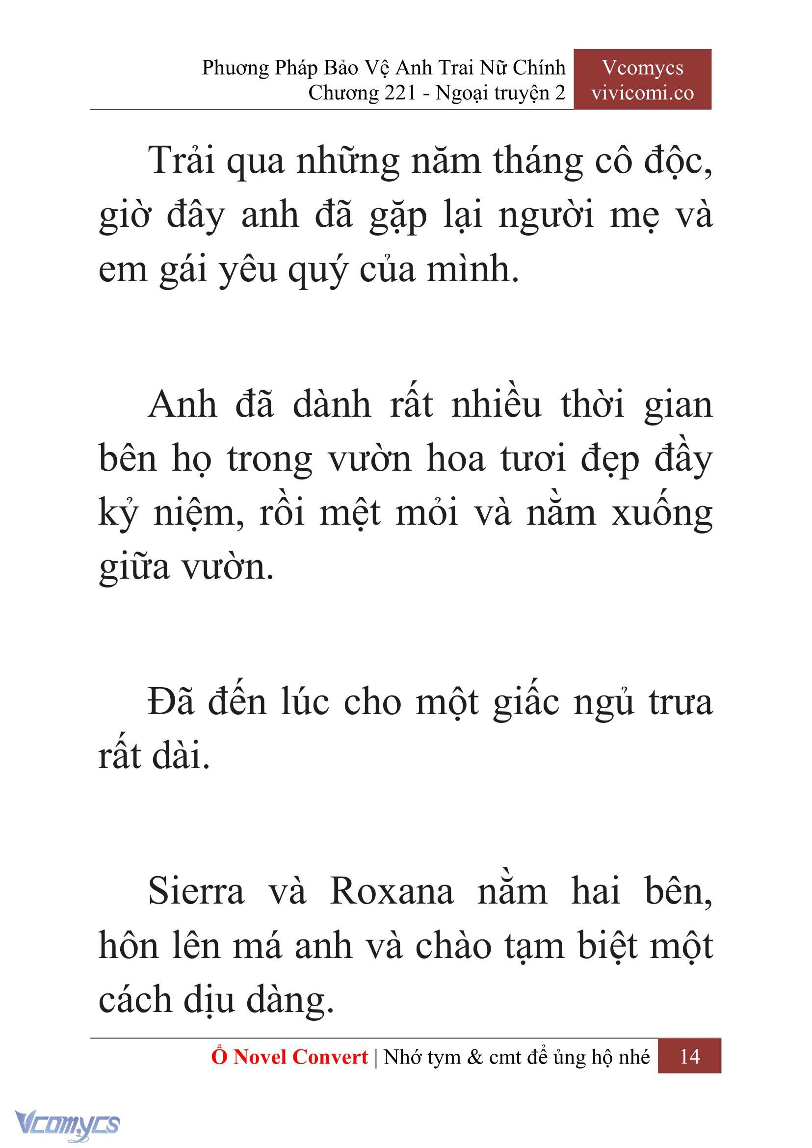 [Novel] Phương Pháp Bảo Vệ Anh Trai Nữ Chính Chap 221 - Trang 2