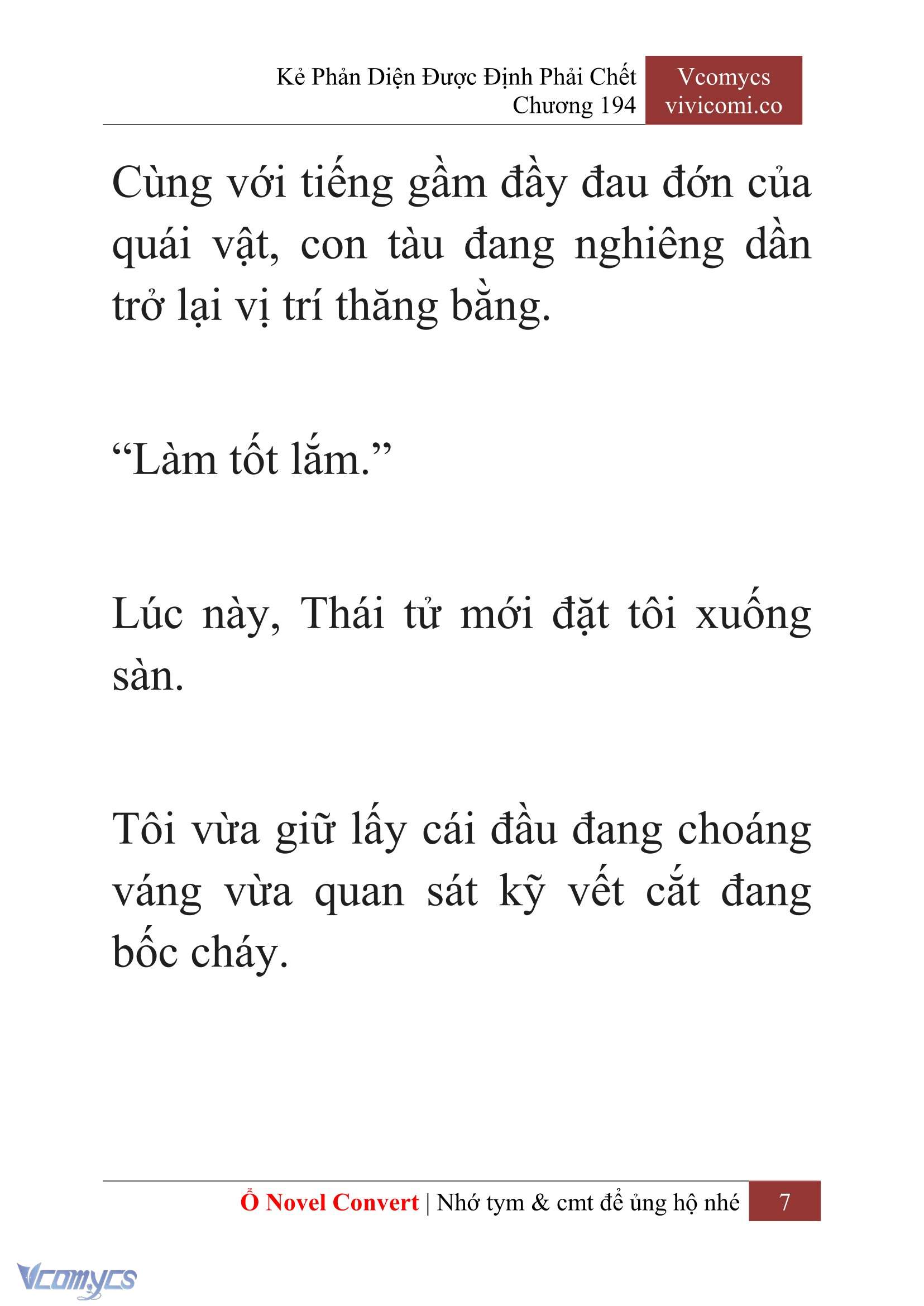 [Novel] Kẻ Phản Diện Được Định Phải Chết Chap 194 - Trang 2
