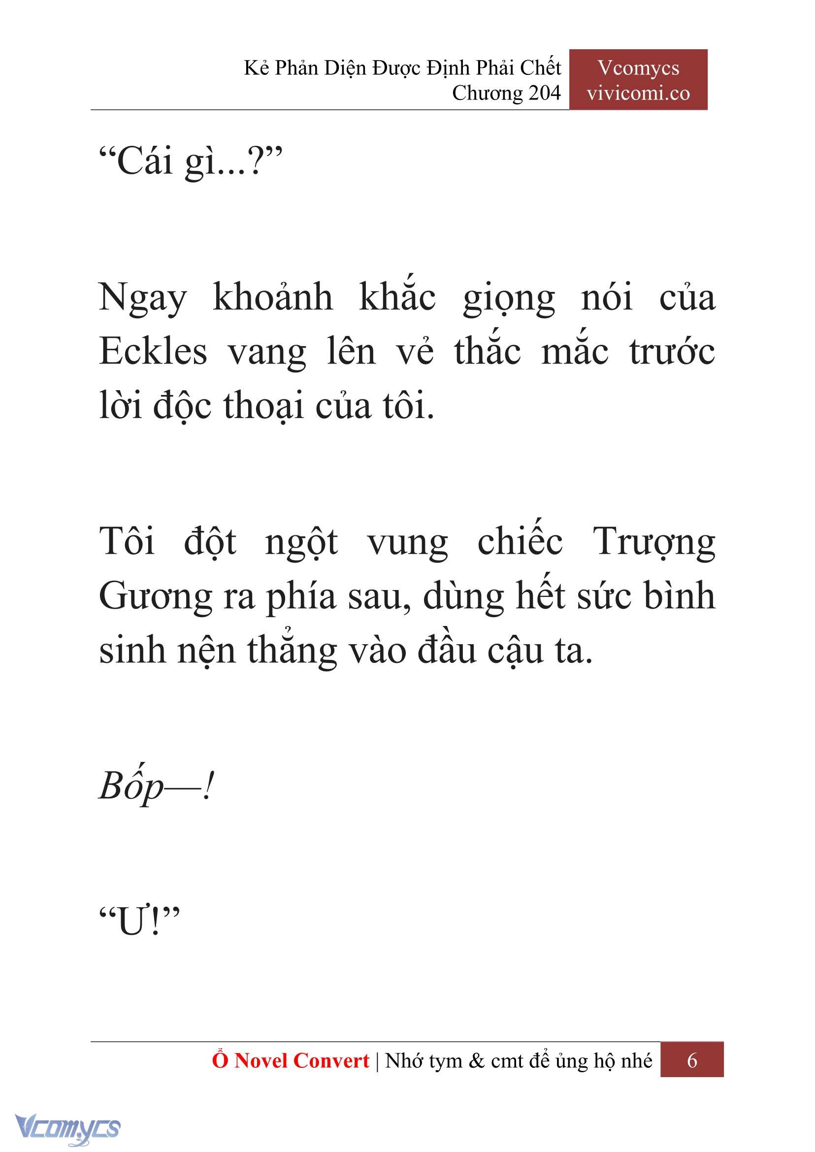 [Novel] Kẻ Phản Diện Được Định Phải Chết Chap 204 - Next Chap 205