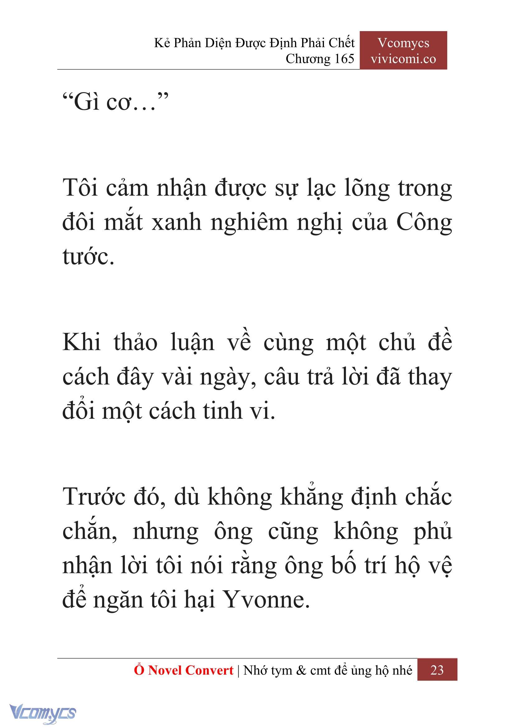 [Novel] Kẻ Phản Diện Được Định Phải Chết Chap 165 - Trang 2