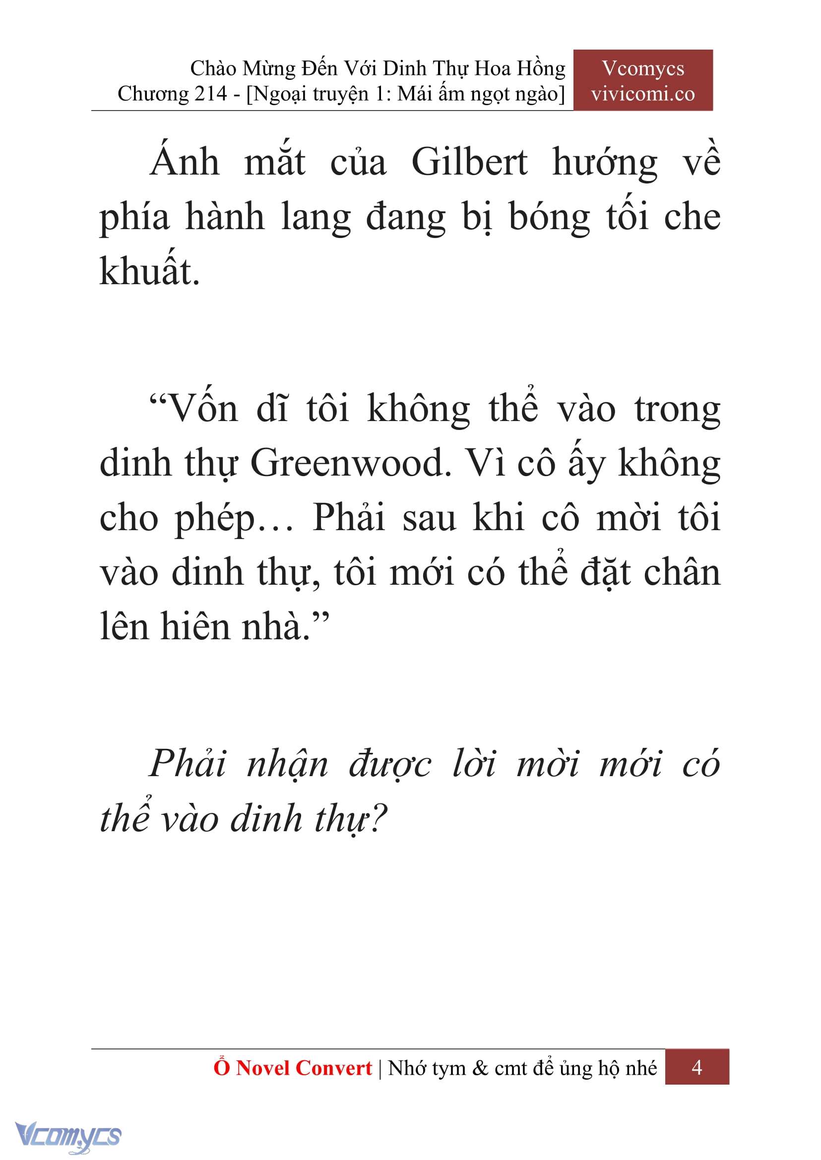 [Novel] Chào Mừng Đến Với Dinh Thự Hoa Hồng Chap 214 - Trang 2