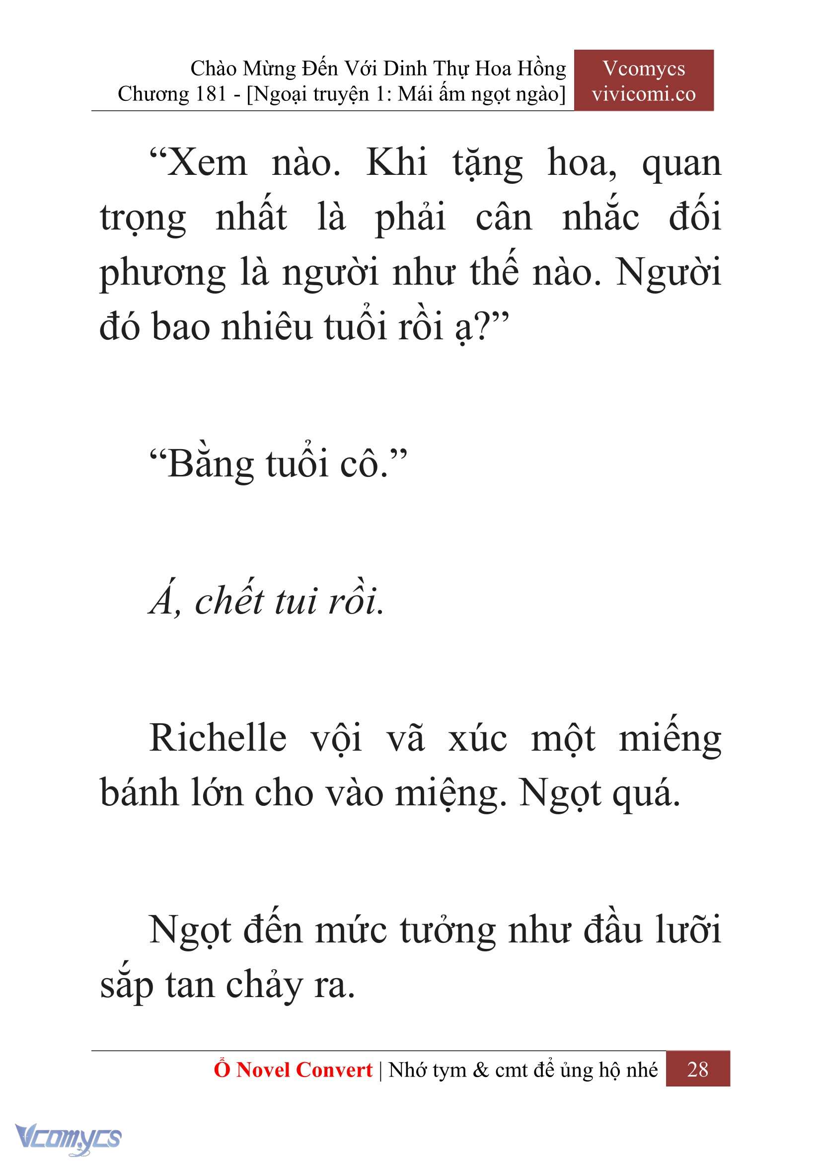 [Novel] Chào Mừng Đến Với Dinh Thự Hoa Hồng Chap 181 - Trang 2