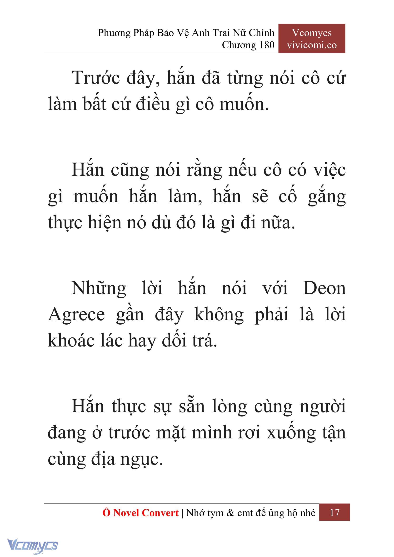 [Novel] Phương Pháp Bảo Vệ Anh Trai Nữ Chính Chap 180 - Trang 2