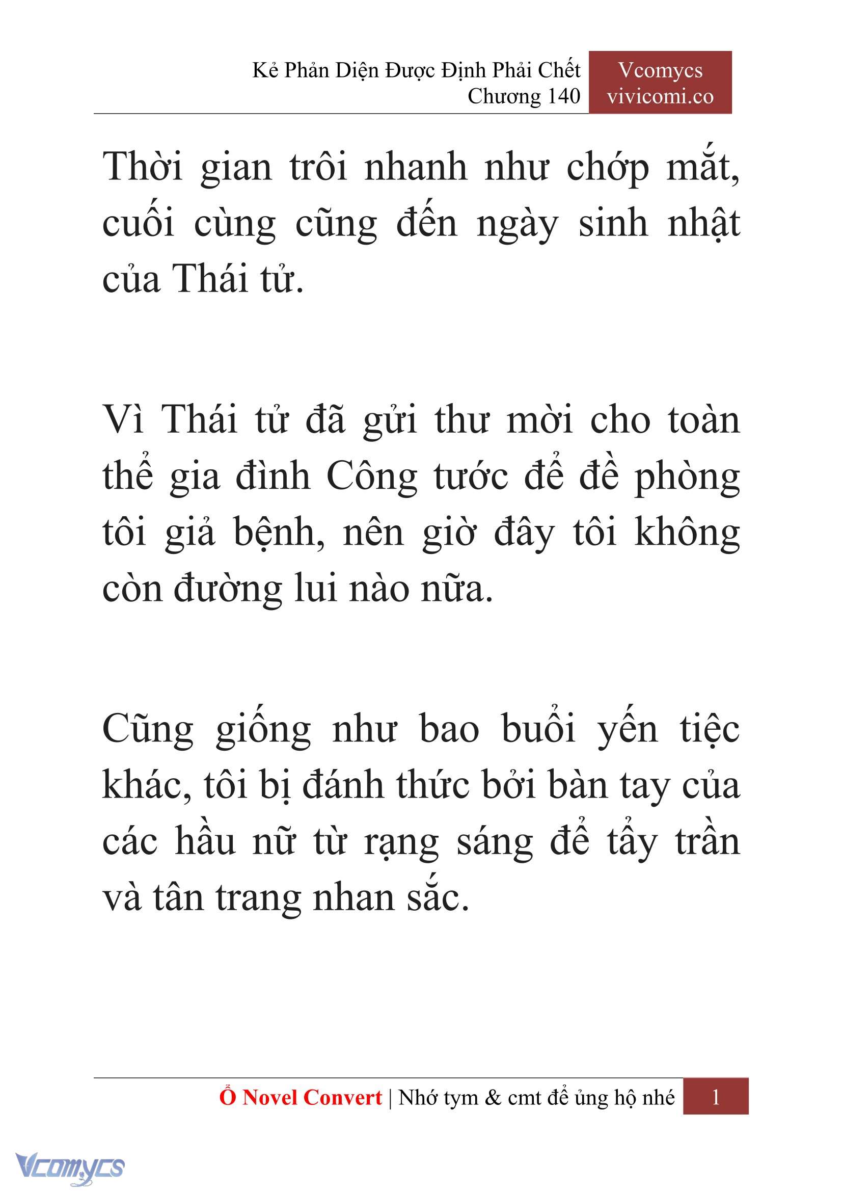 [Novel] Kẻ Phản Diện Được Định Phải Chết Chap 140 - Trang 2