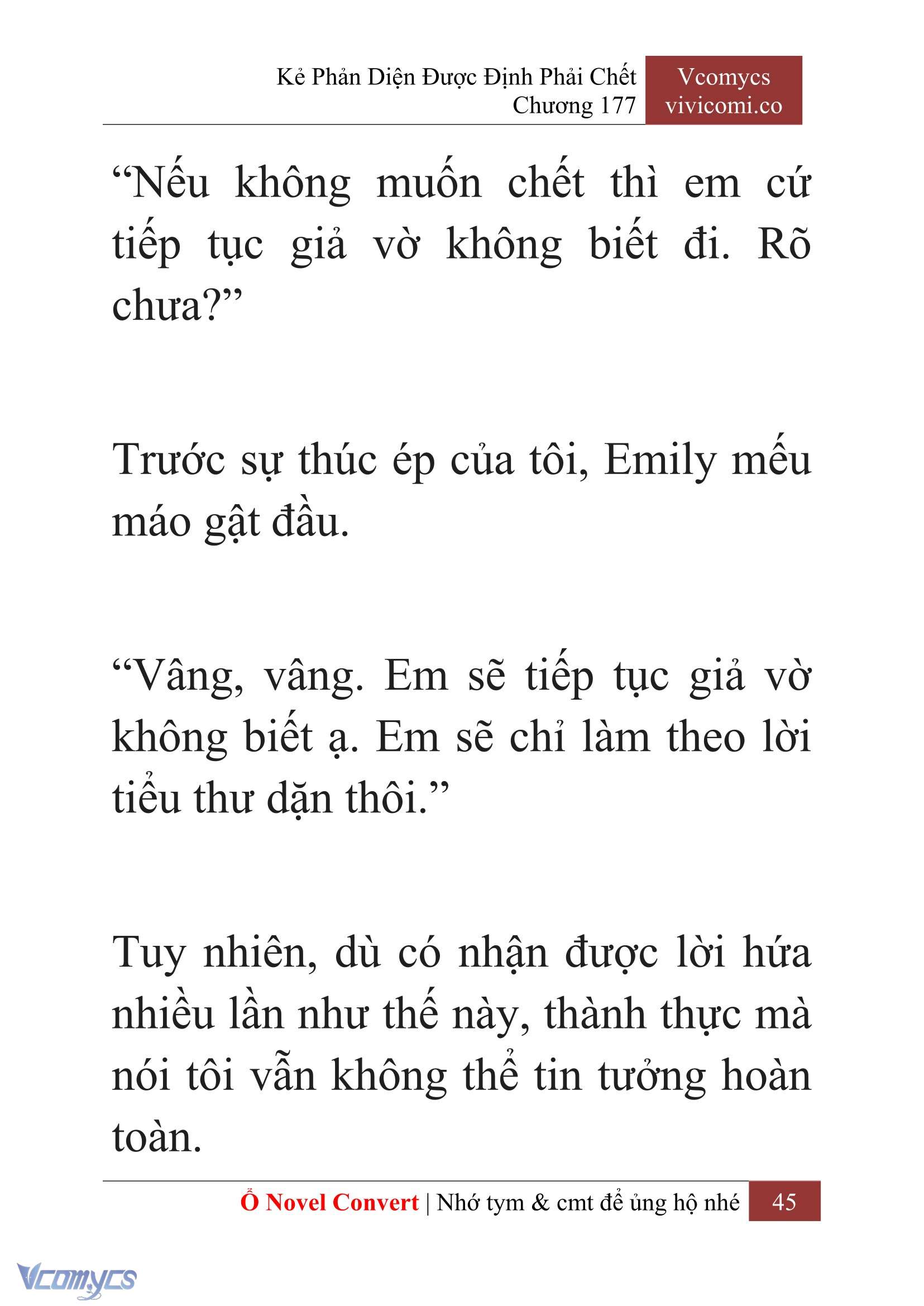 [Novel] Kẻ Phản Diện Được Định Phải Chết Chap 177 - Trang 2