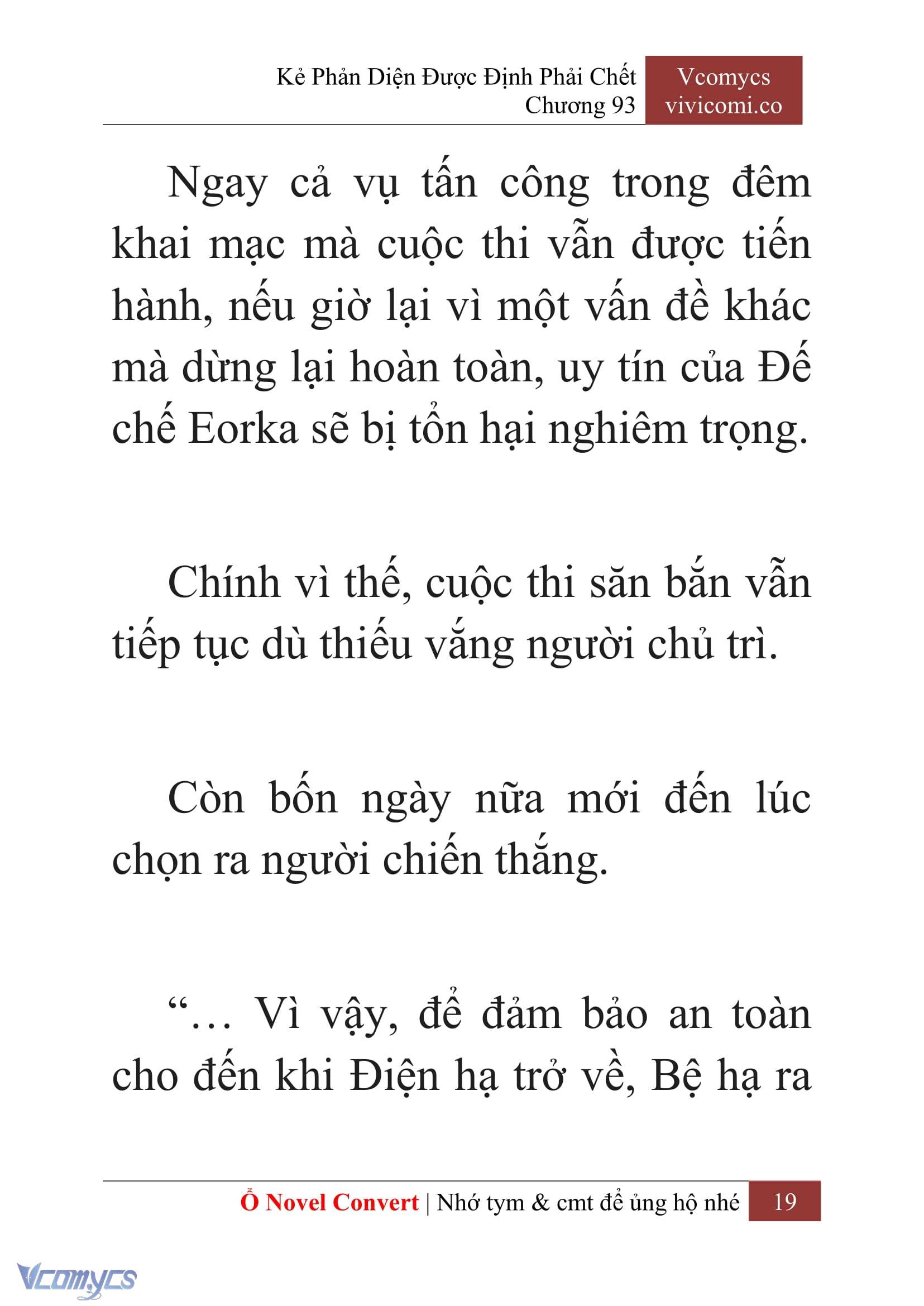 [Novel] Kẻ Phản Diện Được Định Phải Chết Chap 93 - Next Chap 94