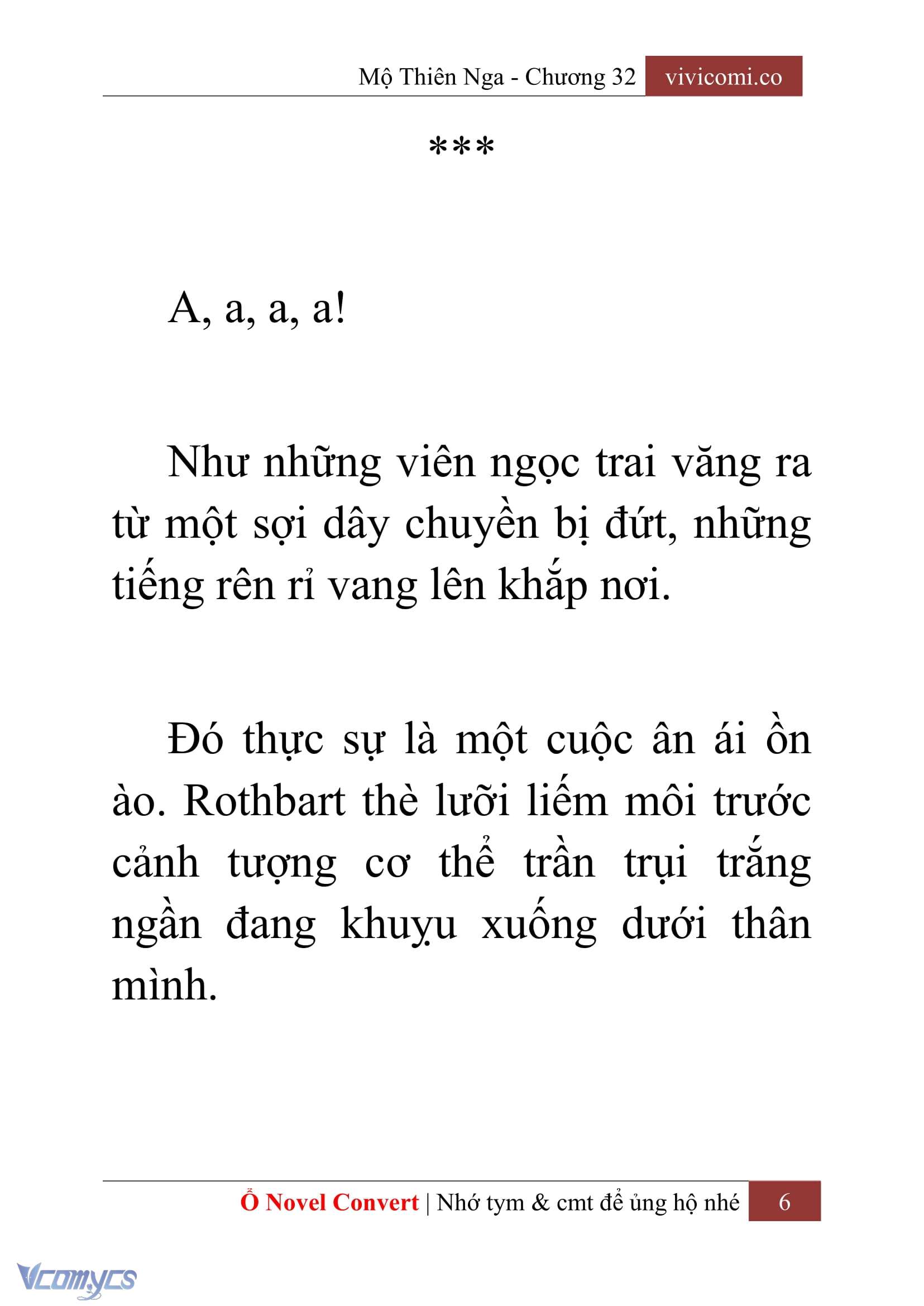 [Novel] Mộ Thiên Nga Chap 32 - Next Chap 33