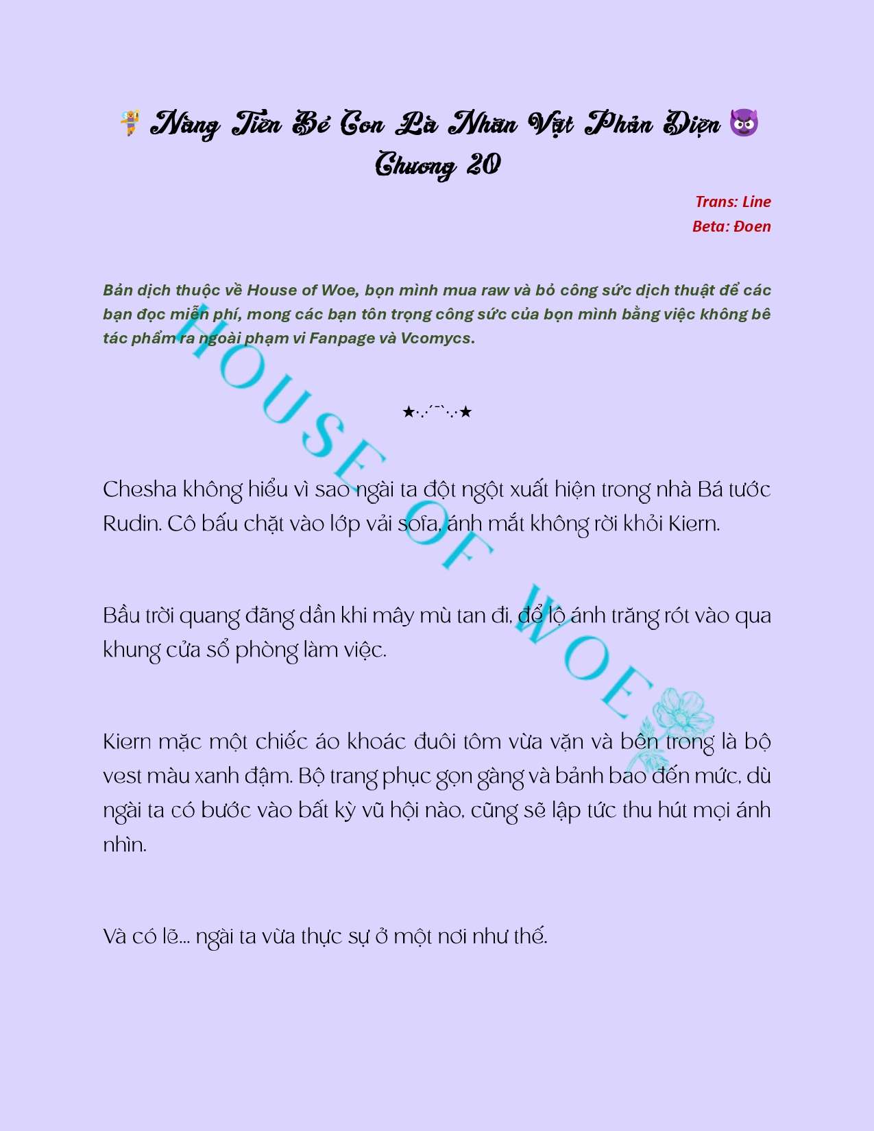 [NOVEL] NÀNG TIÊN BÉ CON LÀ NHÂN VẬT PHẢN DIỆN Chap 20 - Trang 2
