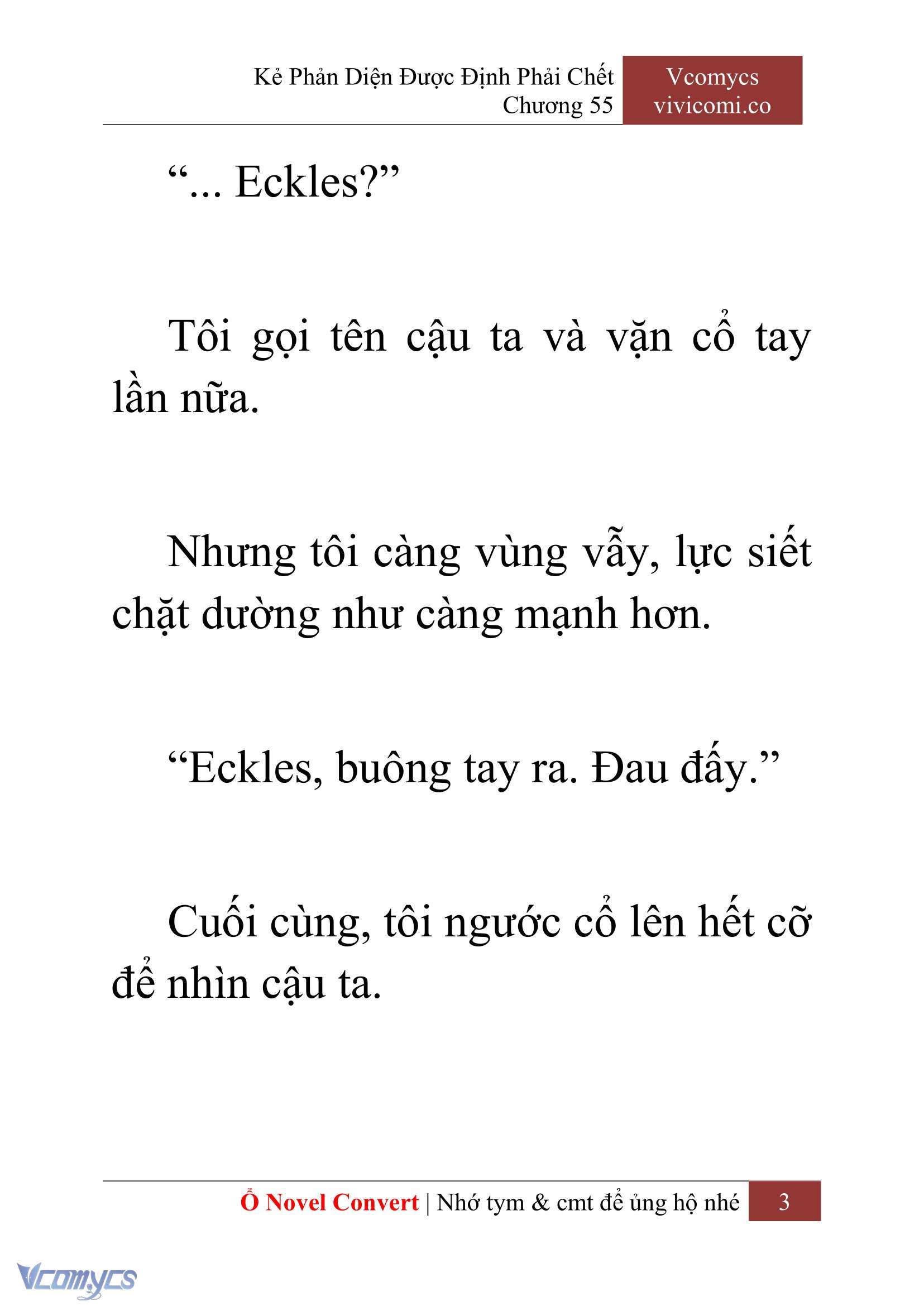 [Novel] Kẻ Phản Diện Được Định Phải Chết Chap 55 - Next Chap 56
