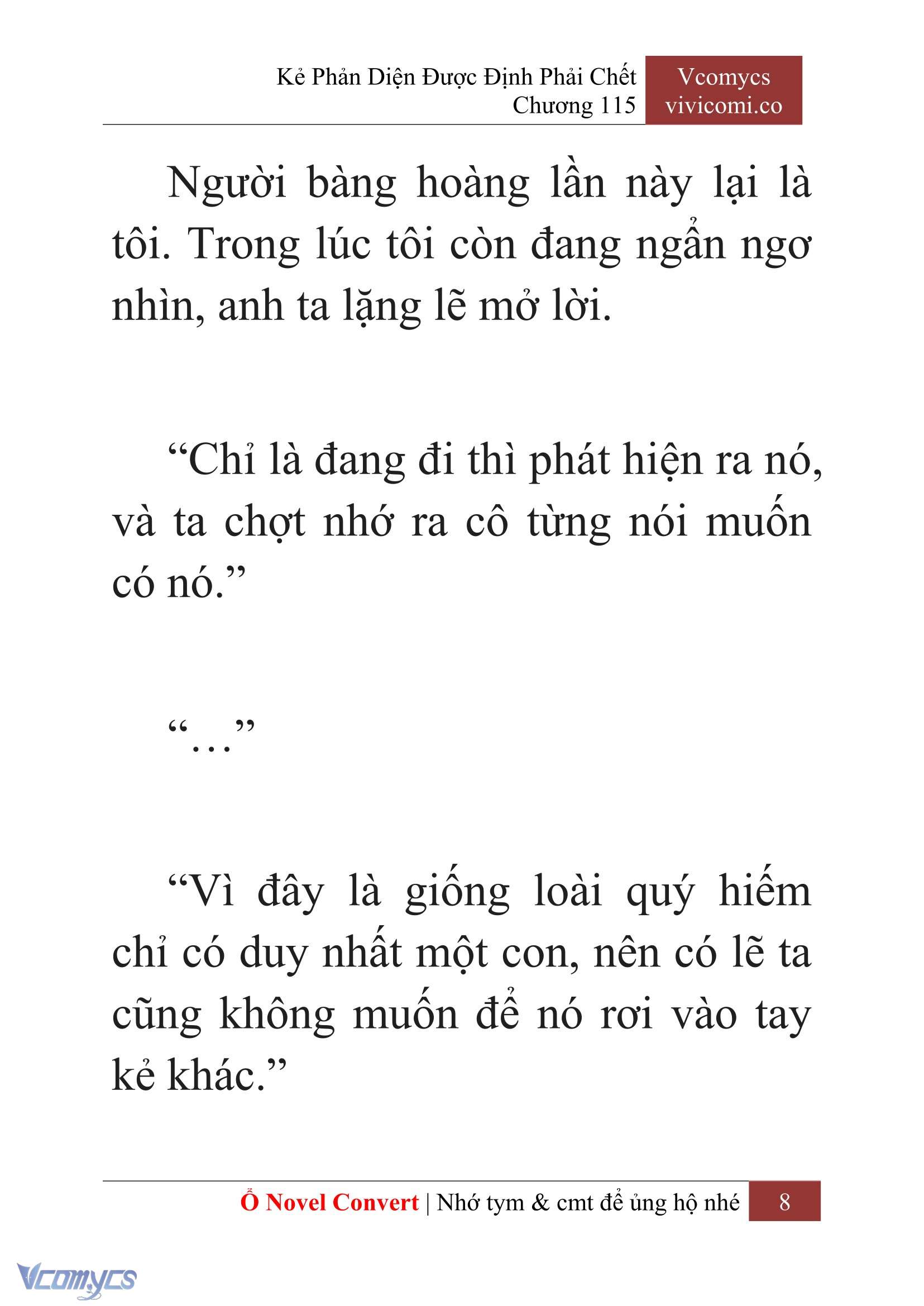 [Novel] Kẻ Phản Diện Được Định Phải Chết Chap 115 - Trang 2