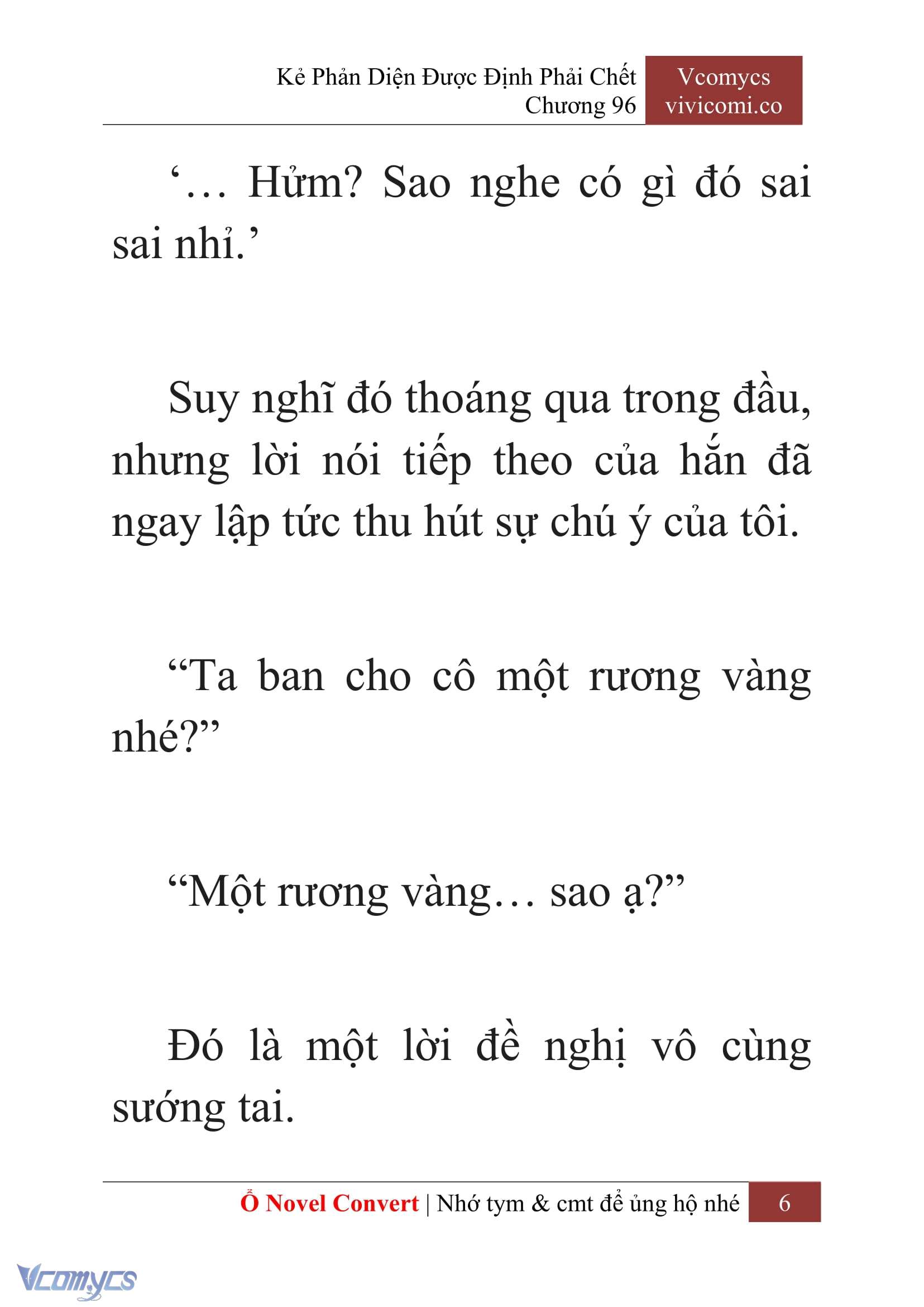 [Novel] Kẻ Phản Diện Được Định Phải Chết Chap 96 - Trang 2