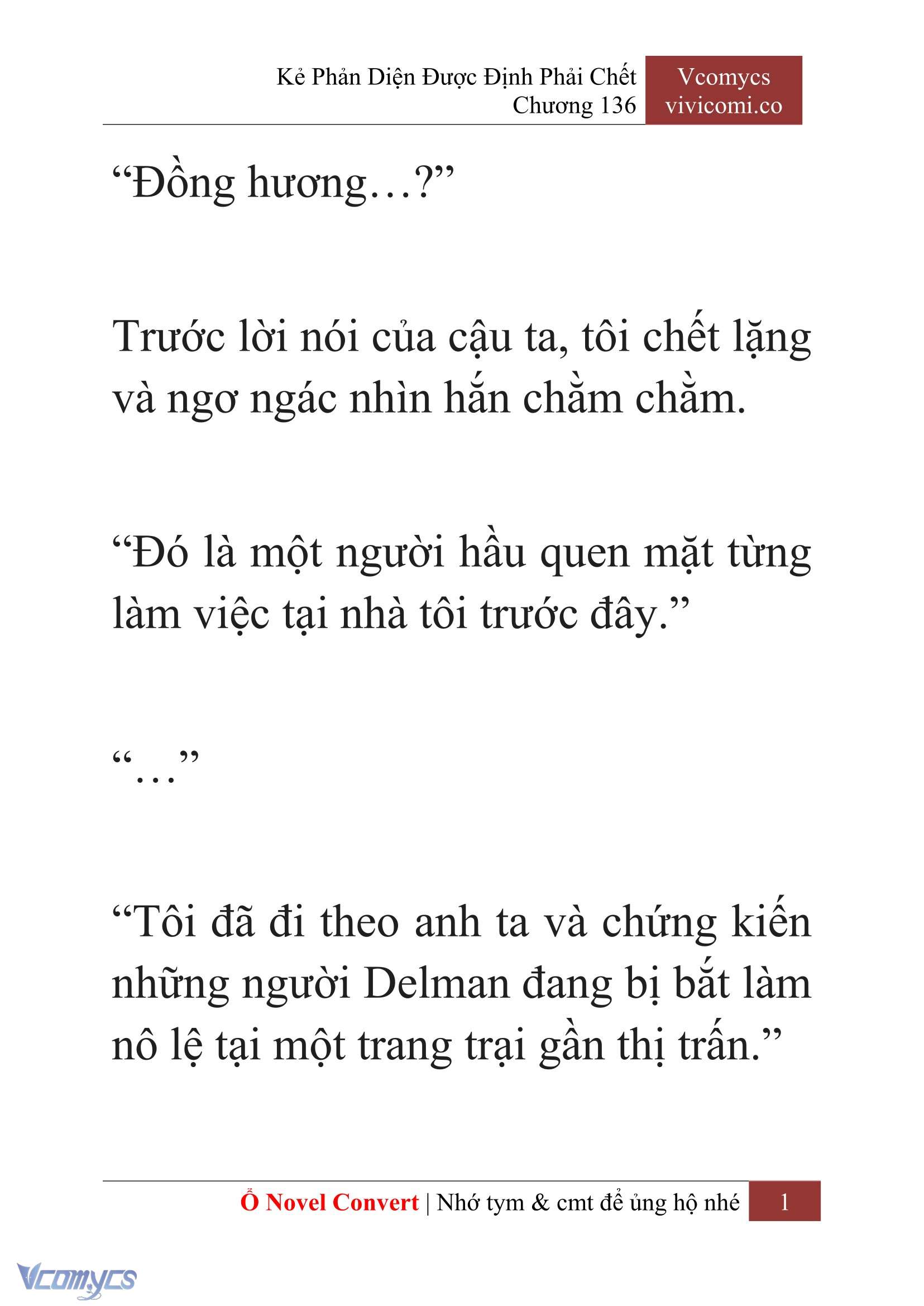 [Novel] Kẻ Phản Diện Được Định Phải Chết Chap 136 - Trang 2