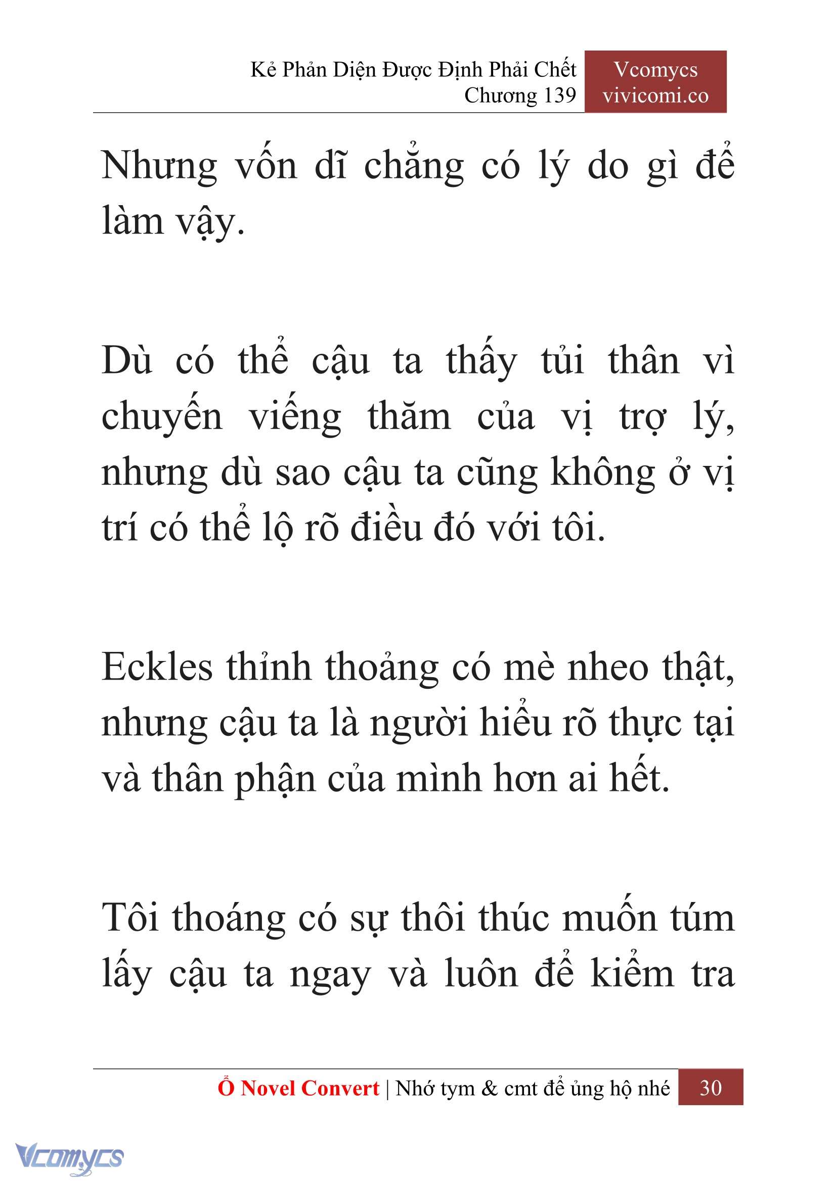 [Novel] Kẻ Phản Diện Được Định Phải Chết Chap 139 - Trang 2