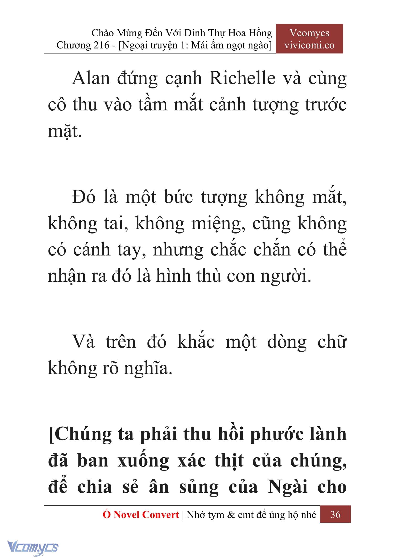[Novel] Chào Mừng Đến Với Dinh Thự Hoa Hồng Chap 216 - Trang 2