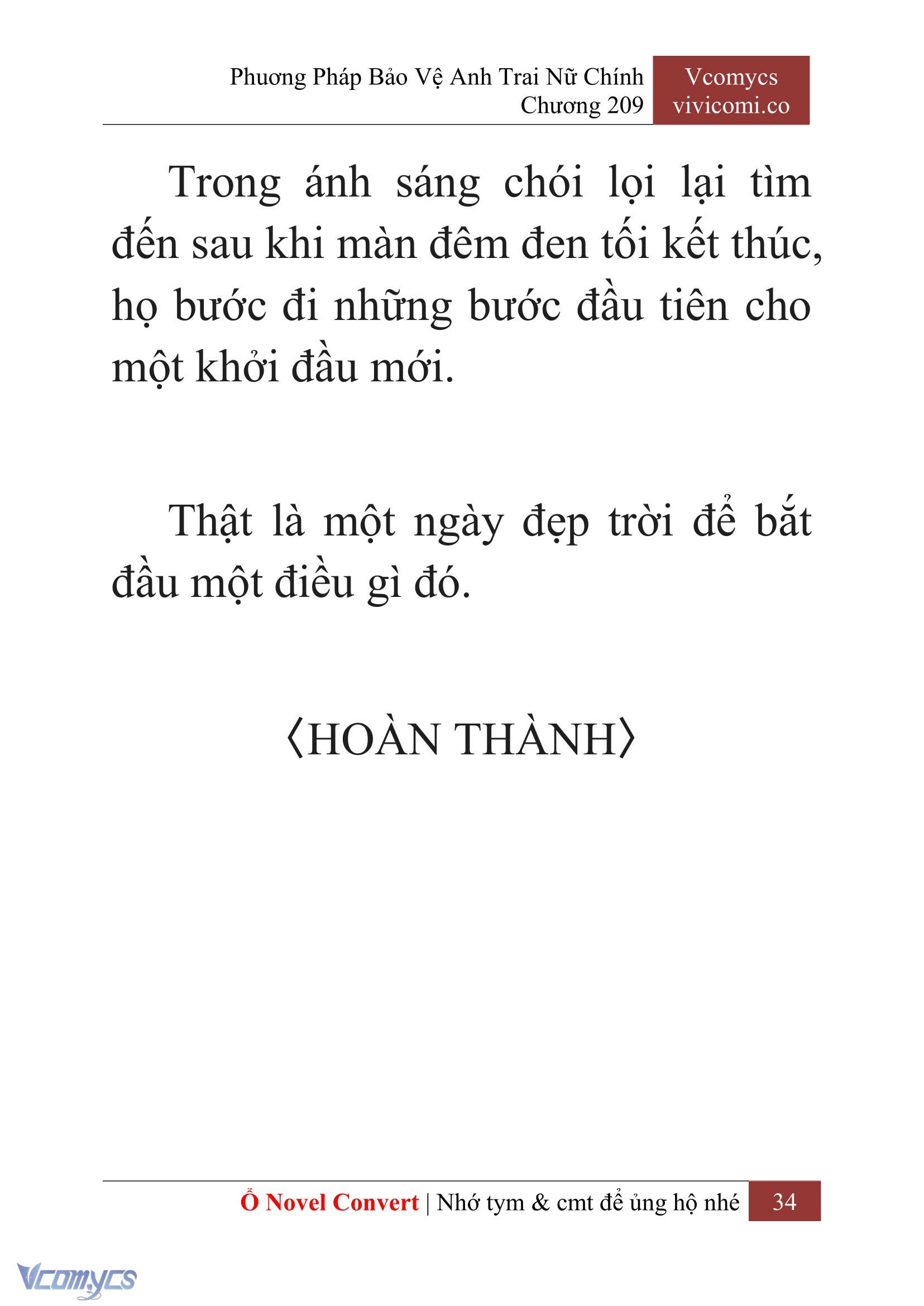 [Novel] Phương Pháp Bảo Vệ Anh Trai Nữ Chính Chap 209 - Trang 2