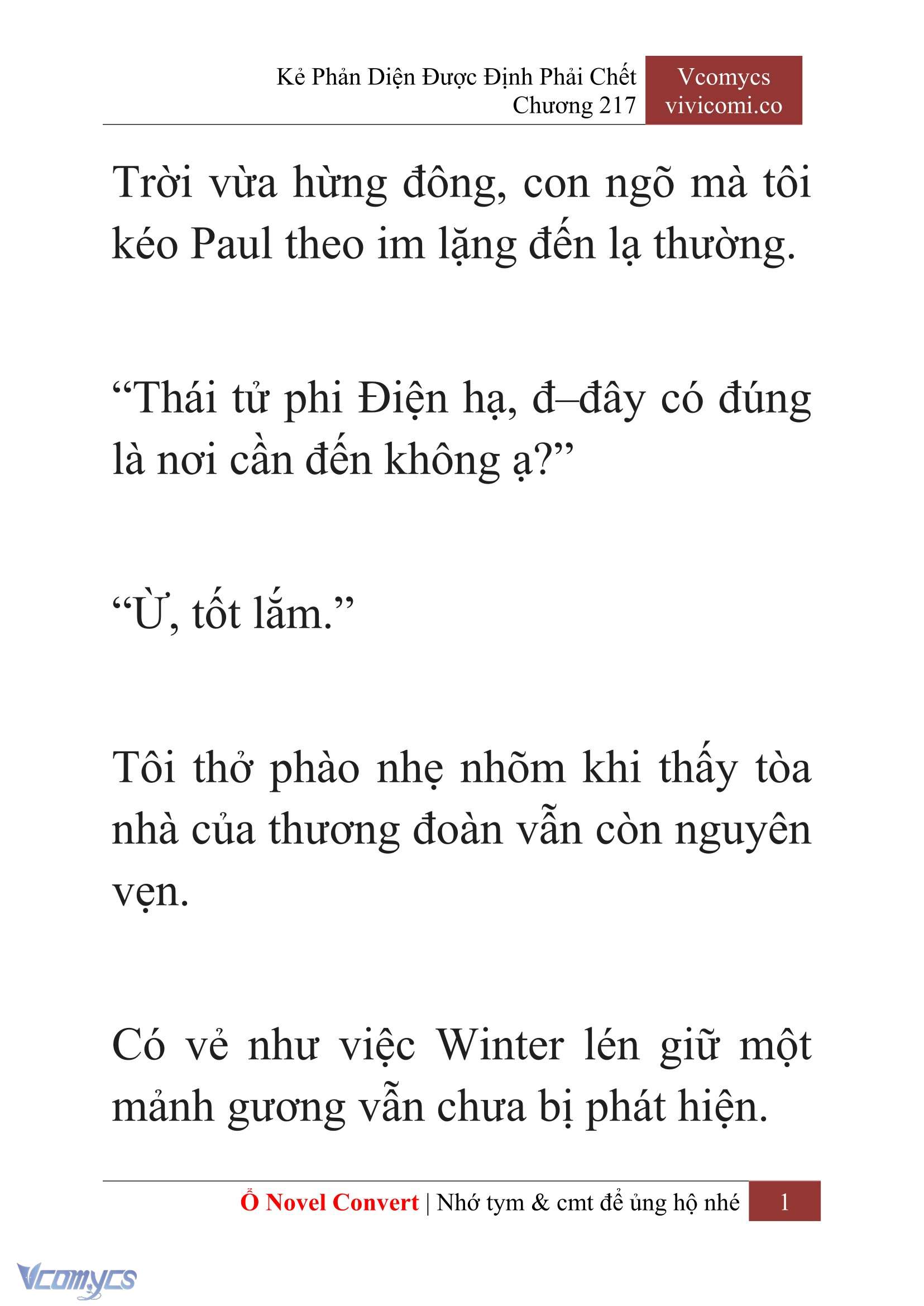 [Novel] Kẻ Phản Diện Được Định Phải Chết Chap 217 - Next Chap 218