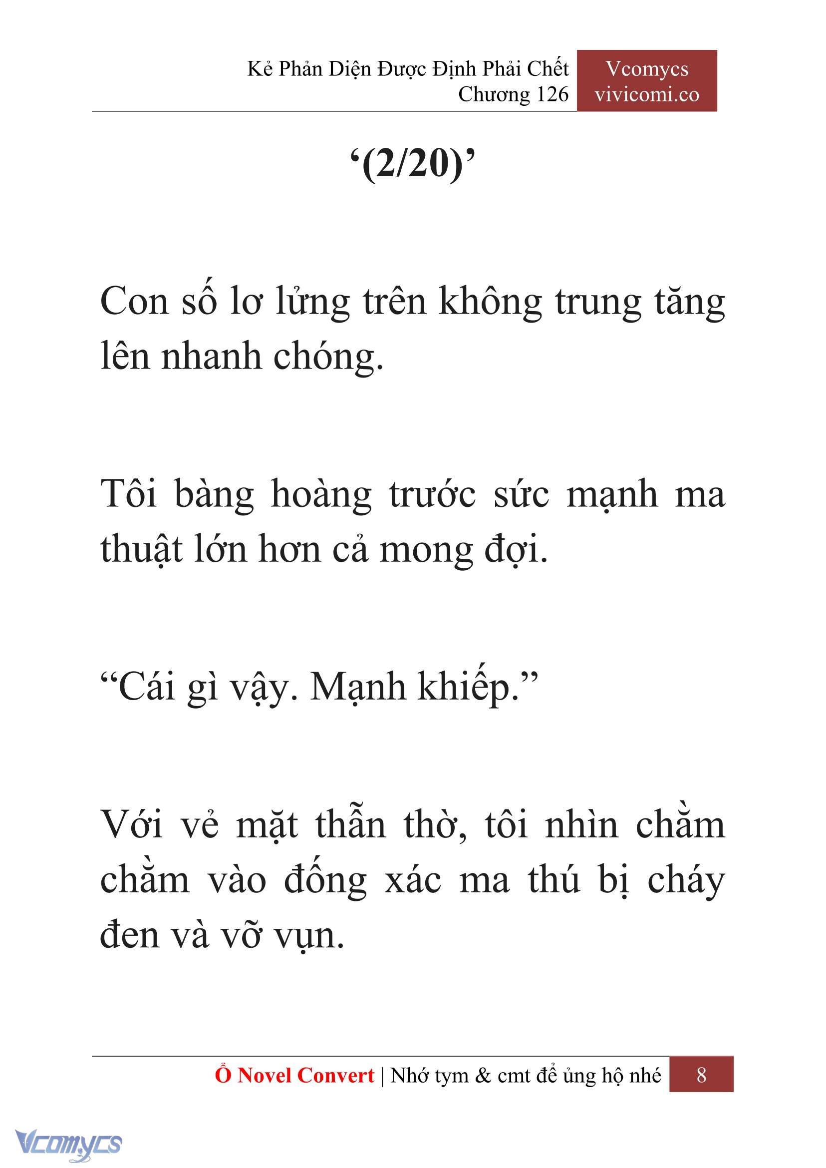 [Novel] Kẻ Phản Diện Được Định Phải Chết Chap 126 - Trang 2