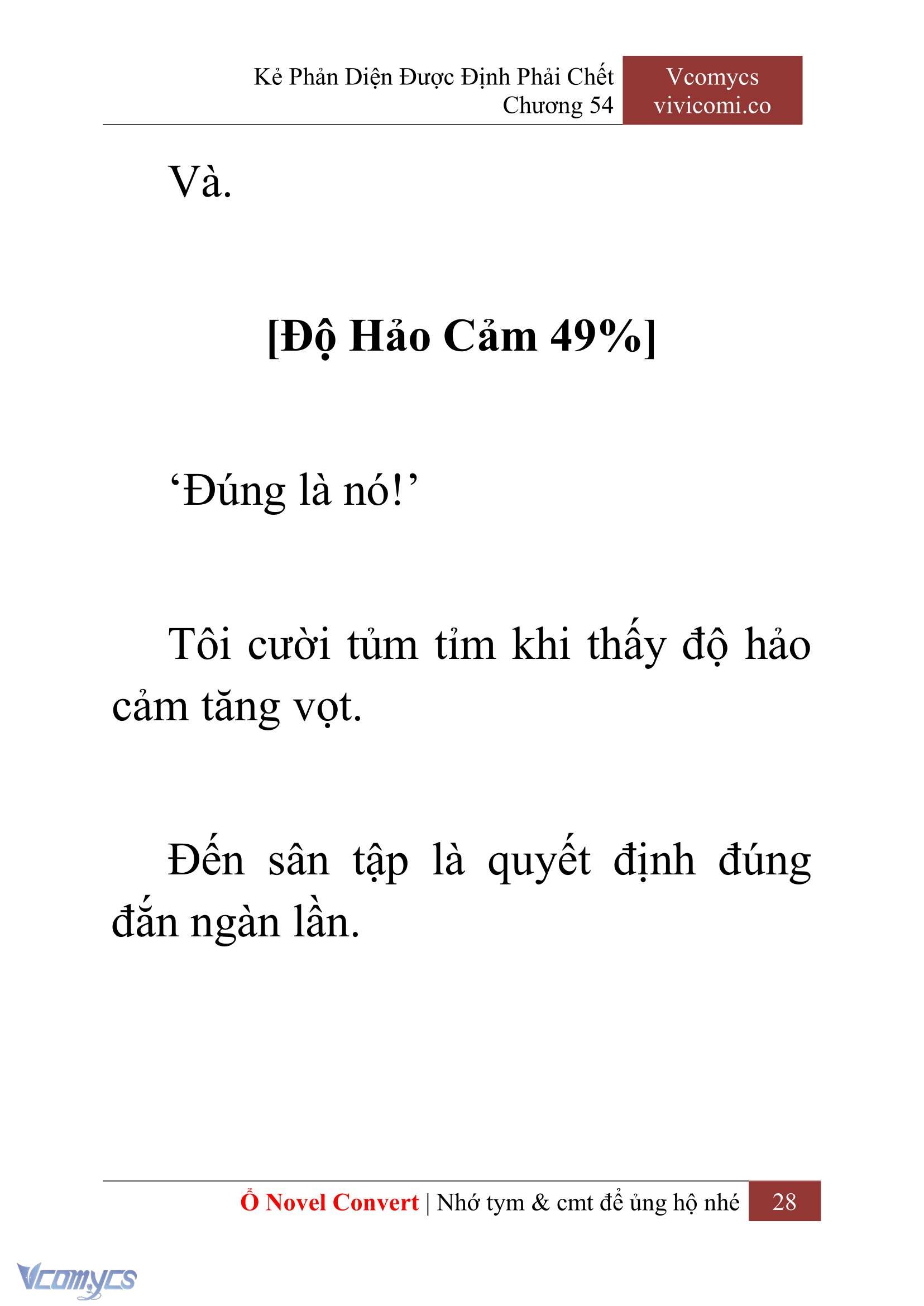 [Novel] Kẻ Phản Diện Được Định Phải Chết Chap 54 - Next Chap 55