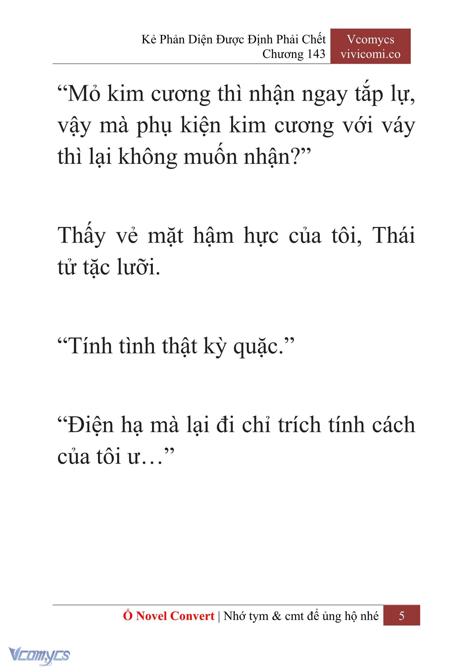 [Novel] Kẻ Phản Diện Được Định Phải Chết Chap 143 - Next Chap 144