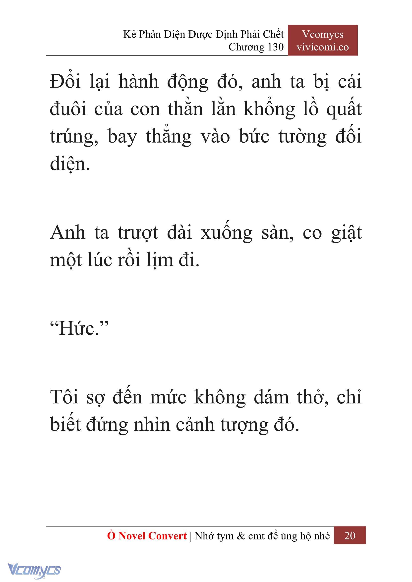 [Novel] Kẻ Phản Diện Được Định Phải Chết Chap 130 - Trang 2
