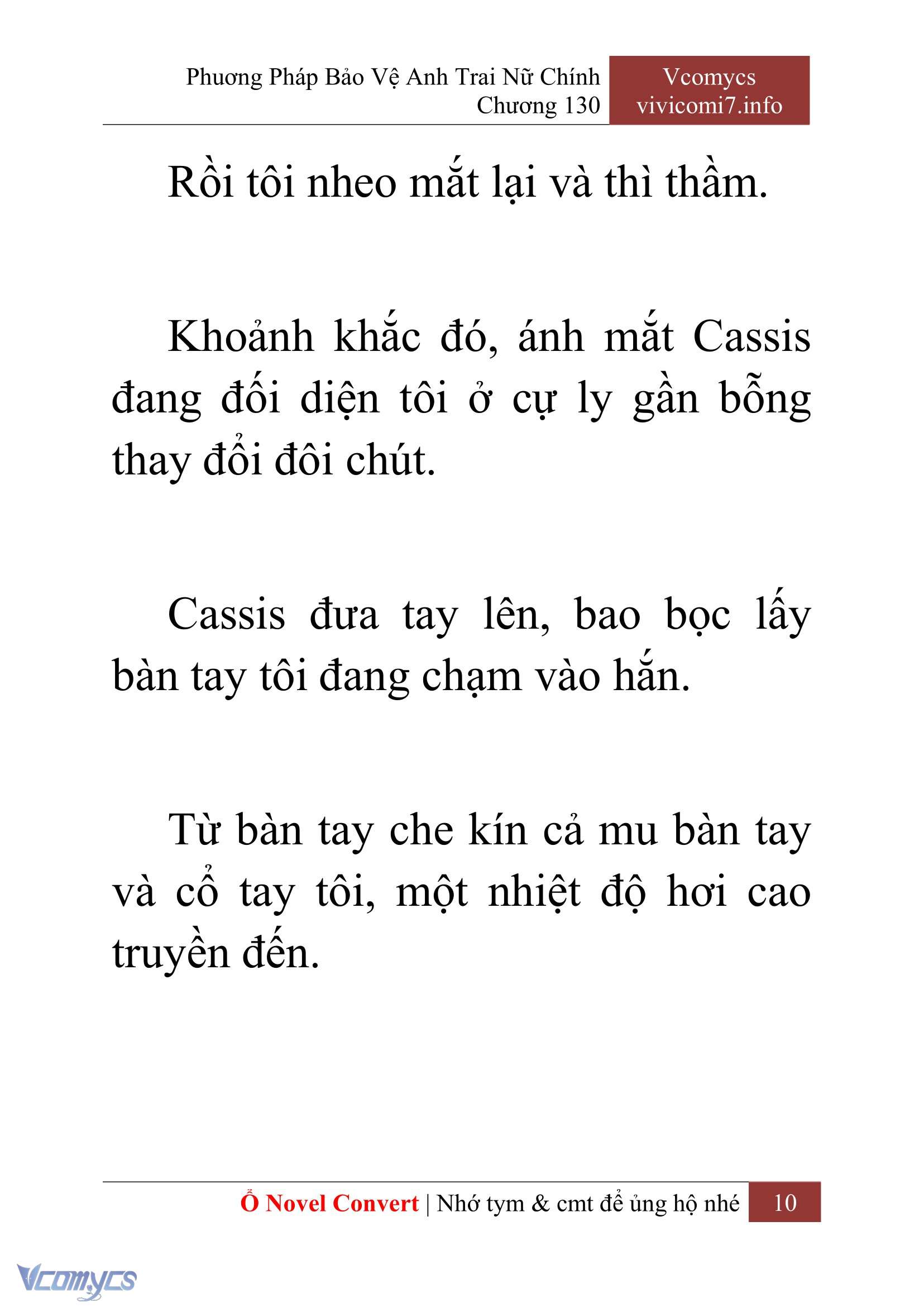 [Novel] Phương Pháp Bảo Vệ Anh Trai Nữ Chính Chap 130 - Next Chap 131