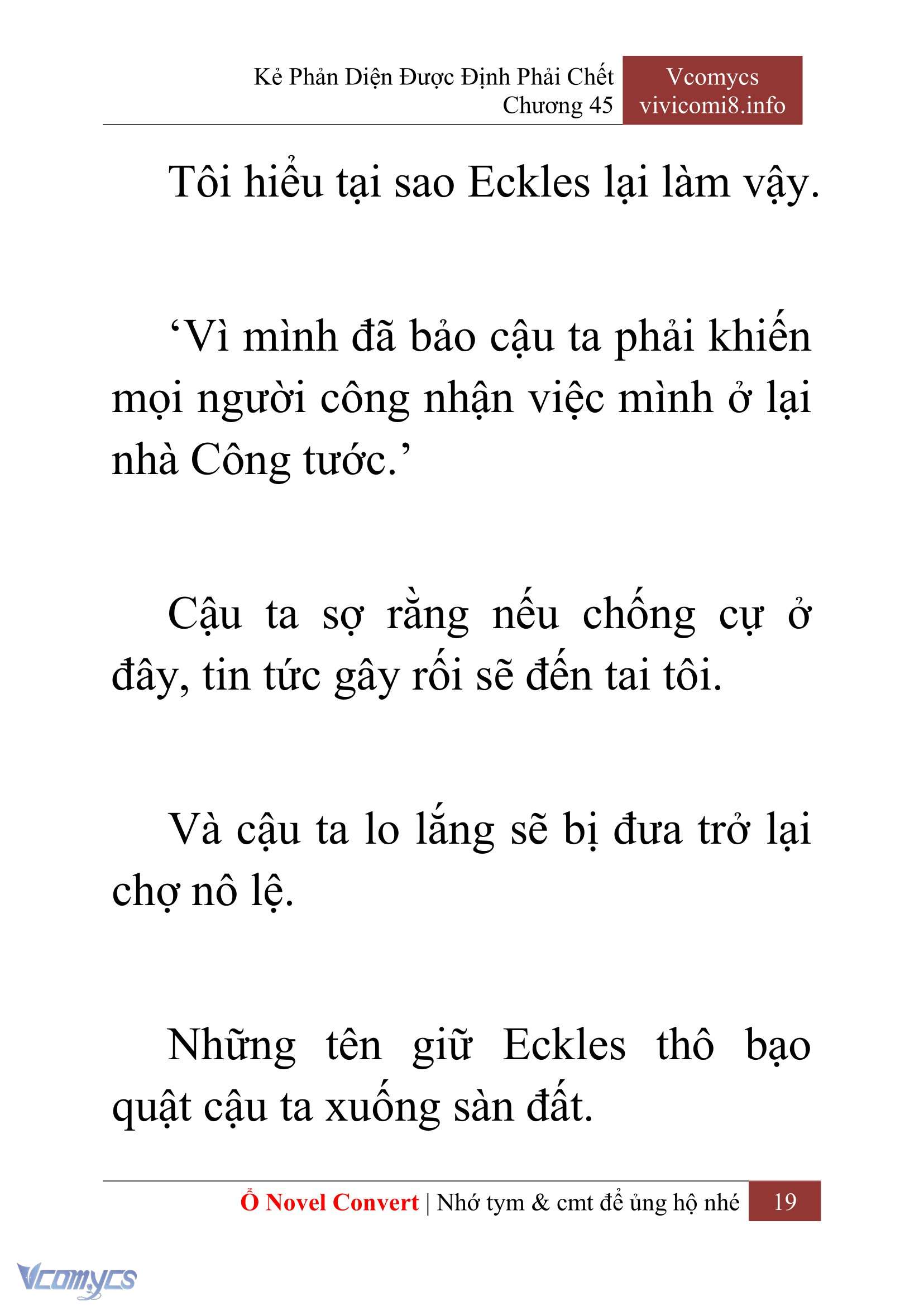 [Novel] Kẻ Phản Diện Được Định Phải Chết Chap 45 - Next Chap 46