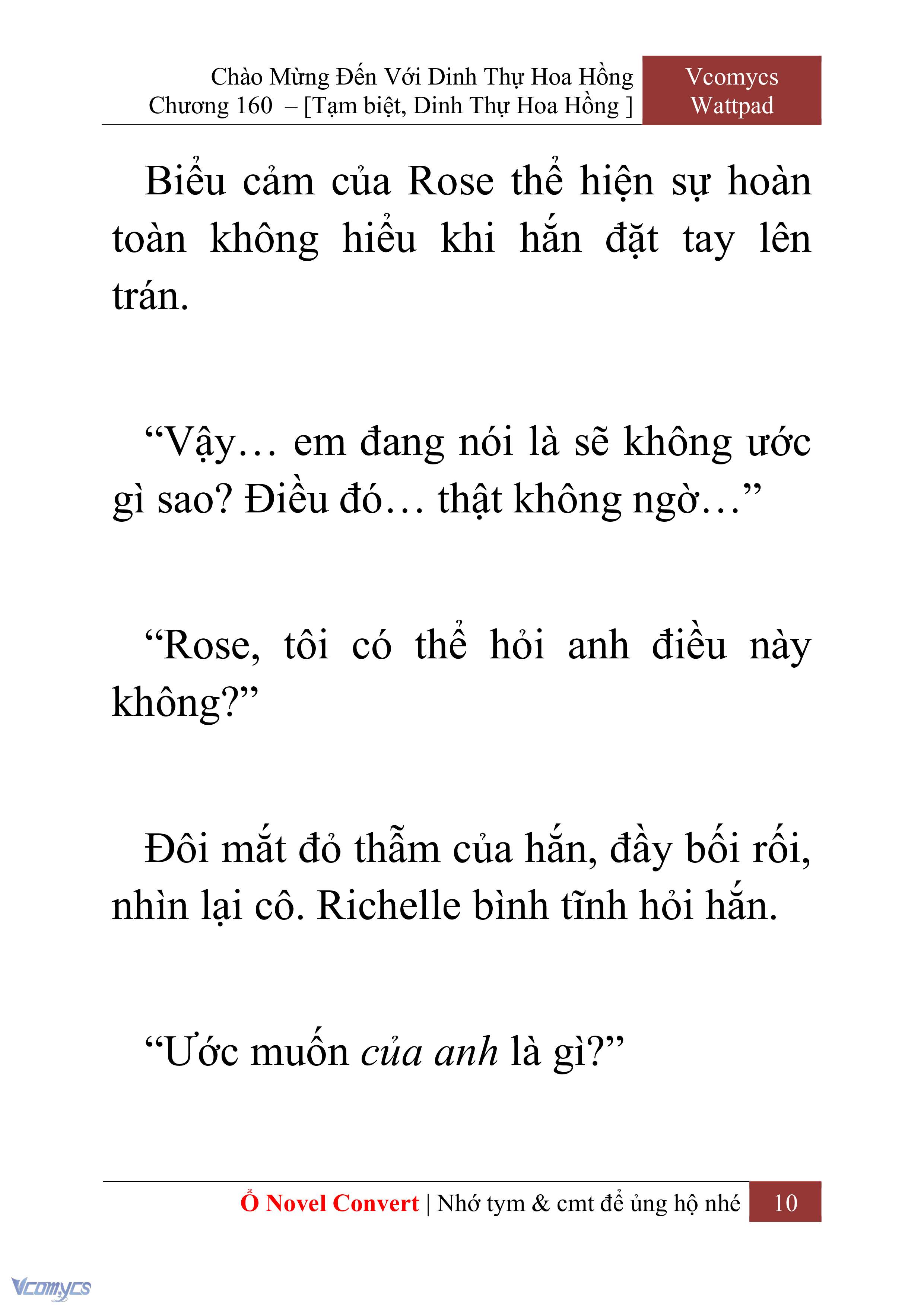 [Novel] Chào Mừng Đến Với Dinh Thự Hoa Hồng Chap 160 - Trang 2