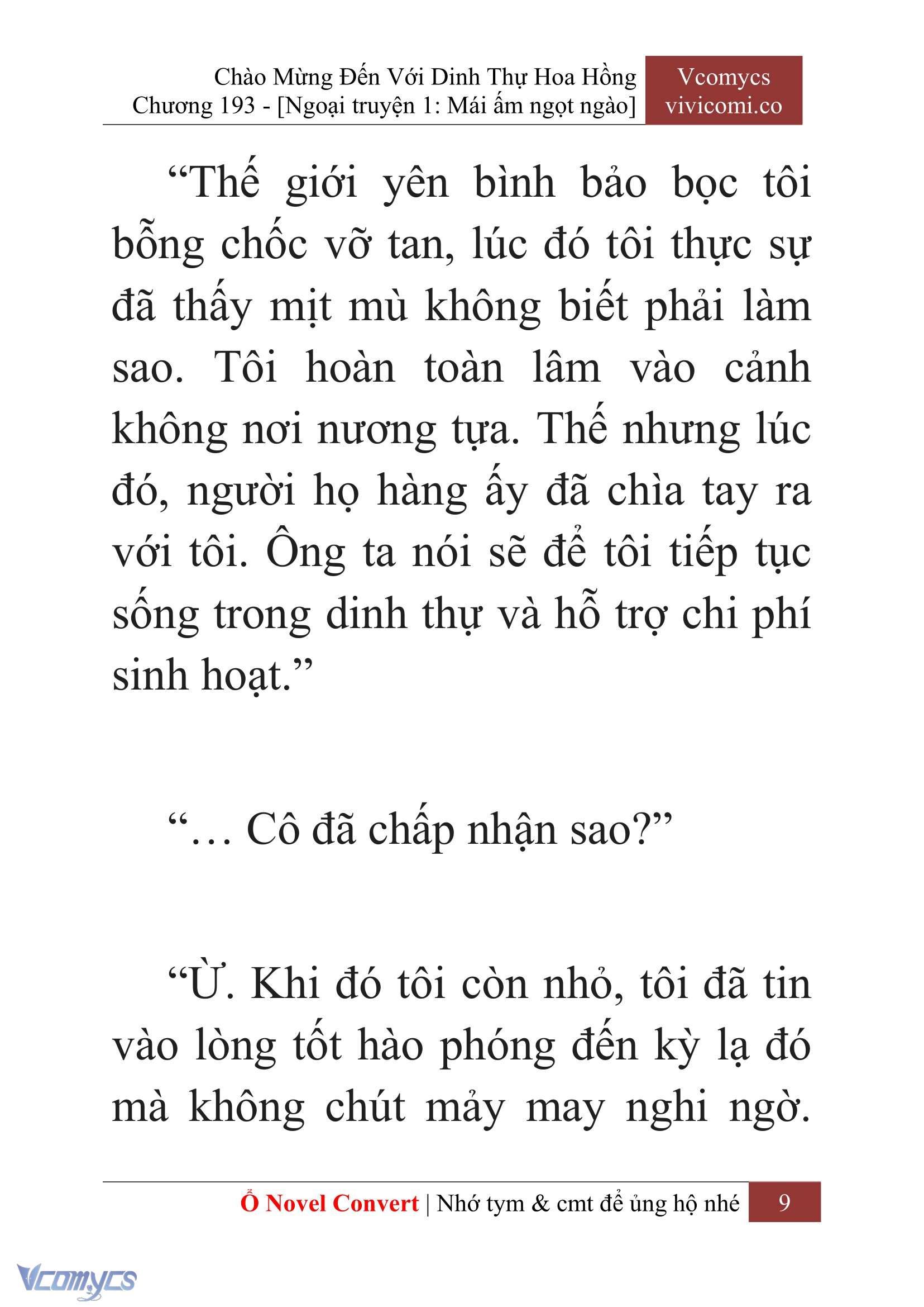 [Novel] Chào Mừng Đến Với Dinh Thự Hoa Hồng Chap 193 - Trang 2
