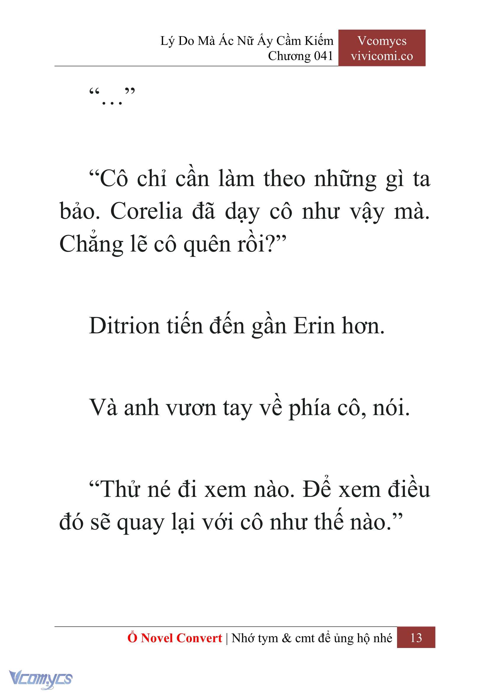 [Novel] Lý Do Mà Ác Nữ Ấy Cầm Kiếm Chap 41 - Next Chap 42