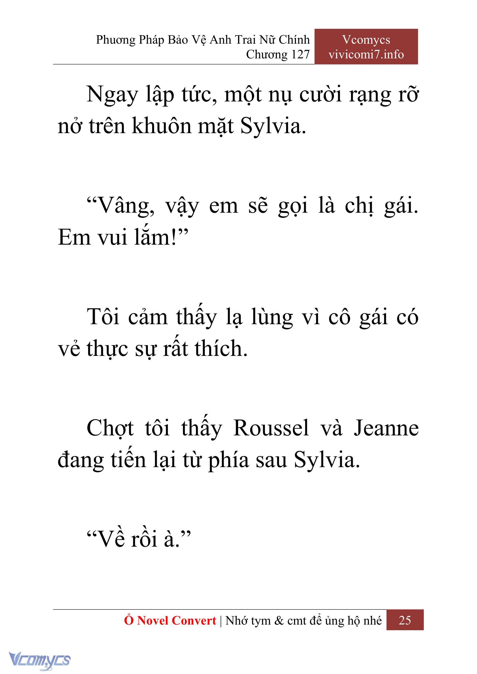 [Novel] Phương Pháp Bảo Vệ Anh Trai Nữ Chính Chap 127 - Trang 2