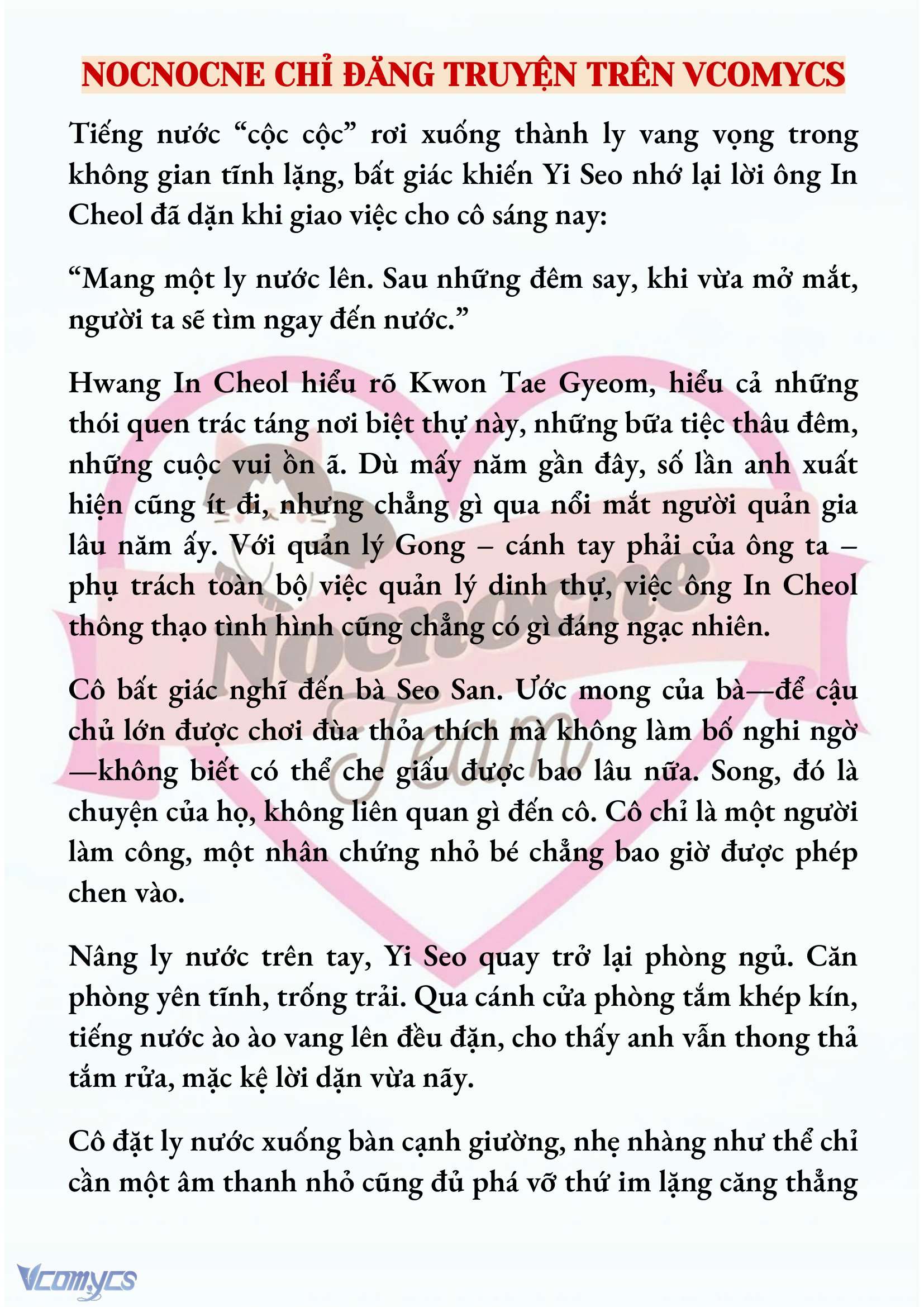 [NOVEL] NGỌN ĐÈN BIỆT VIỆN KHÔNG BAO GIỜ TẮT Chap 8 - Trang 2