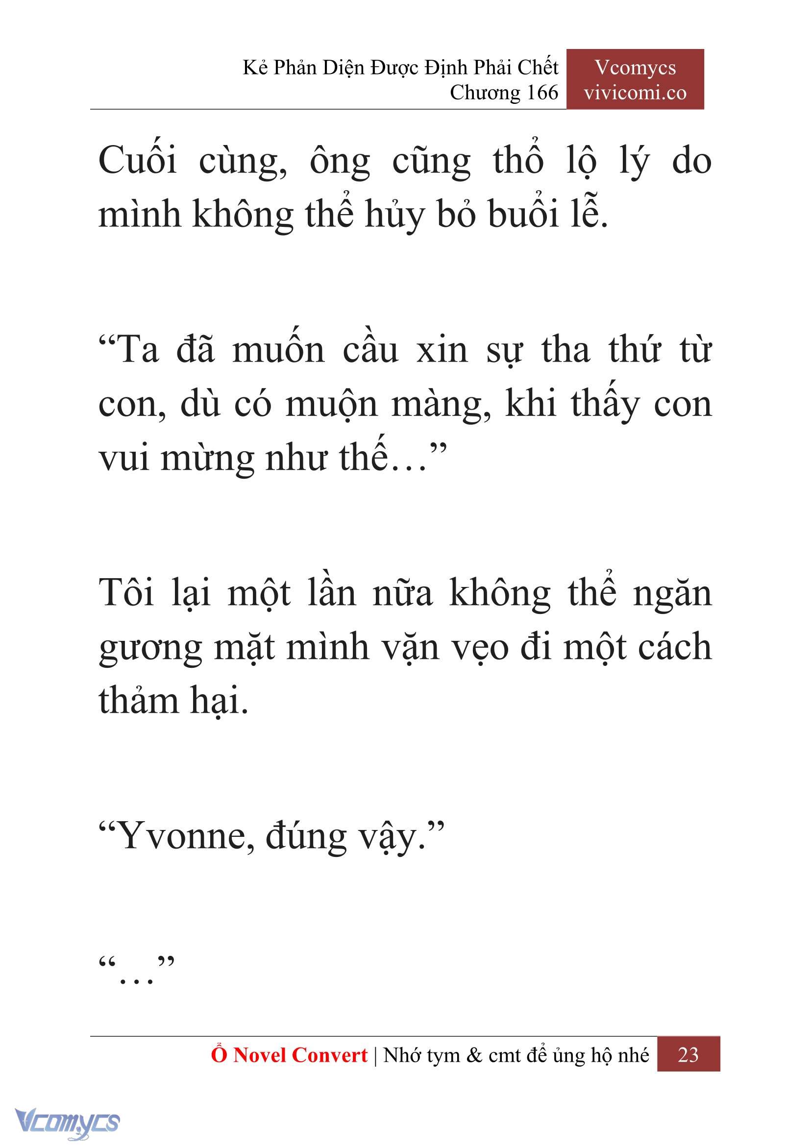 [Novel] Kẻ Phản Diện Được Định Phải Chết Chap 166 - Trang 2