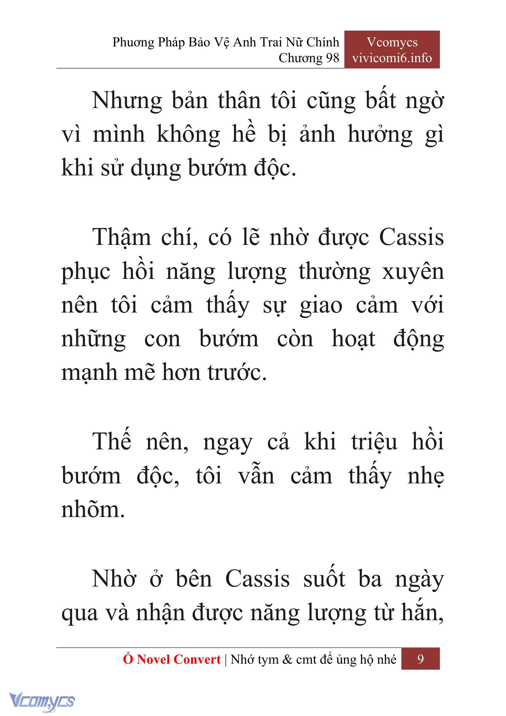 [Novel] Phương Pháp Bảo Vệ Anh Trai Nữ Chính Chap 98 - Trang 2