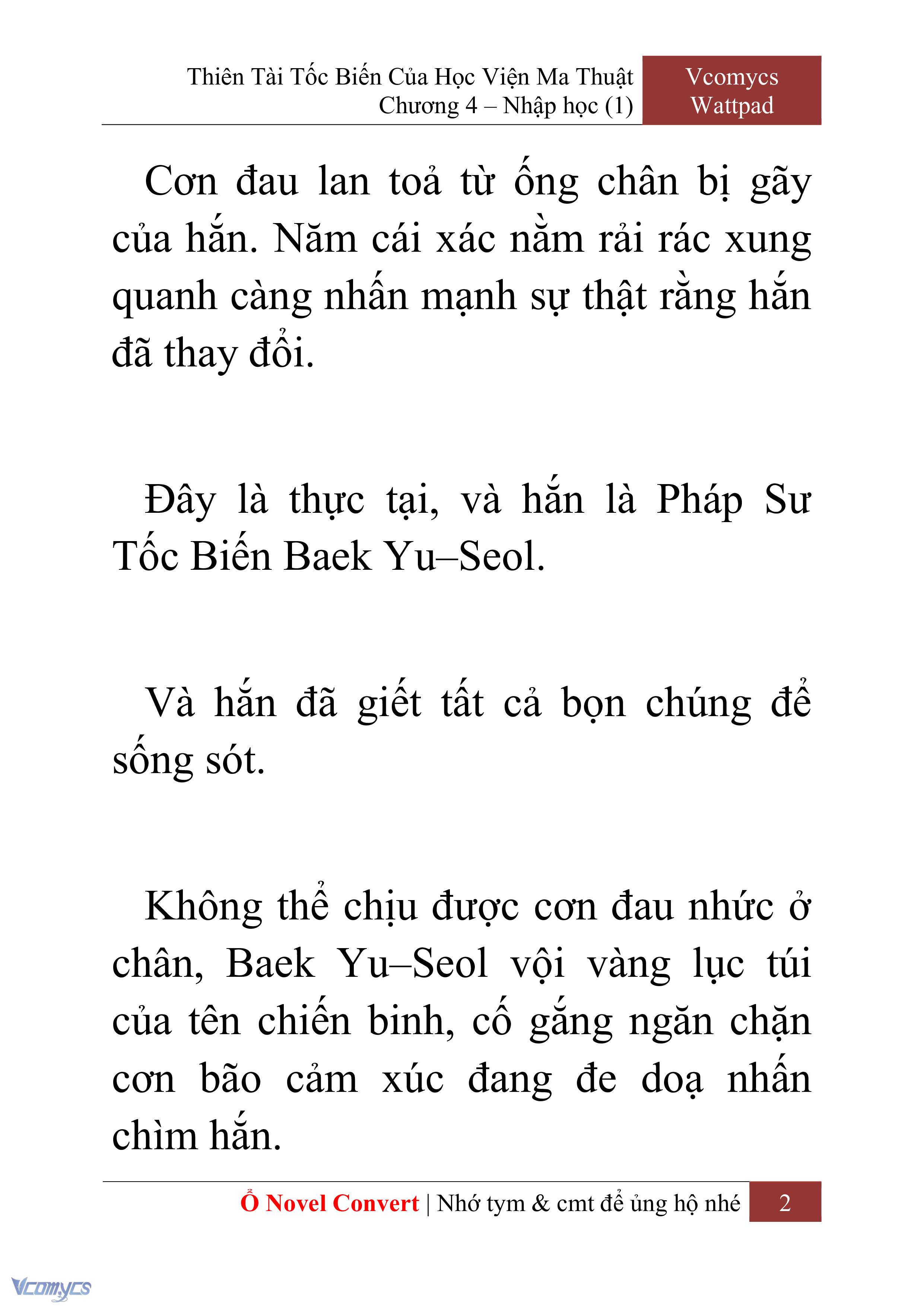 [Novel] Thiên Tài Tốc Biến Của Học Viện Ma Thuật Chap 4 - Trang 2