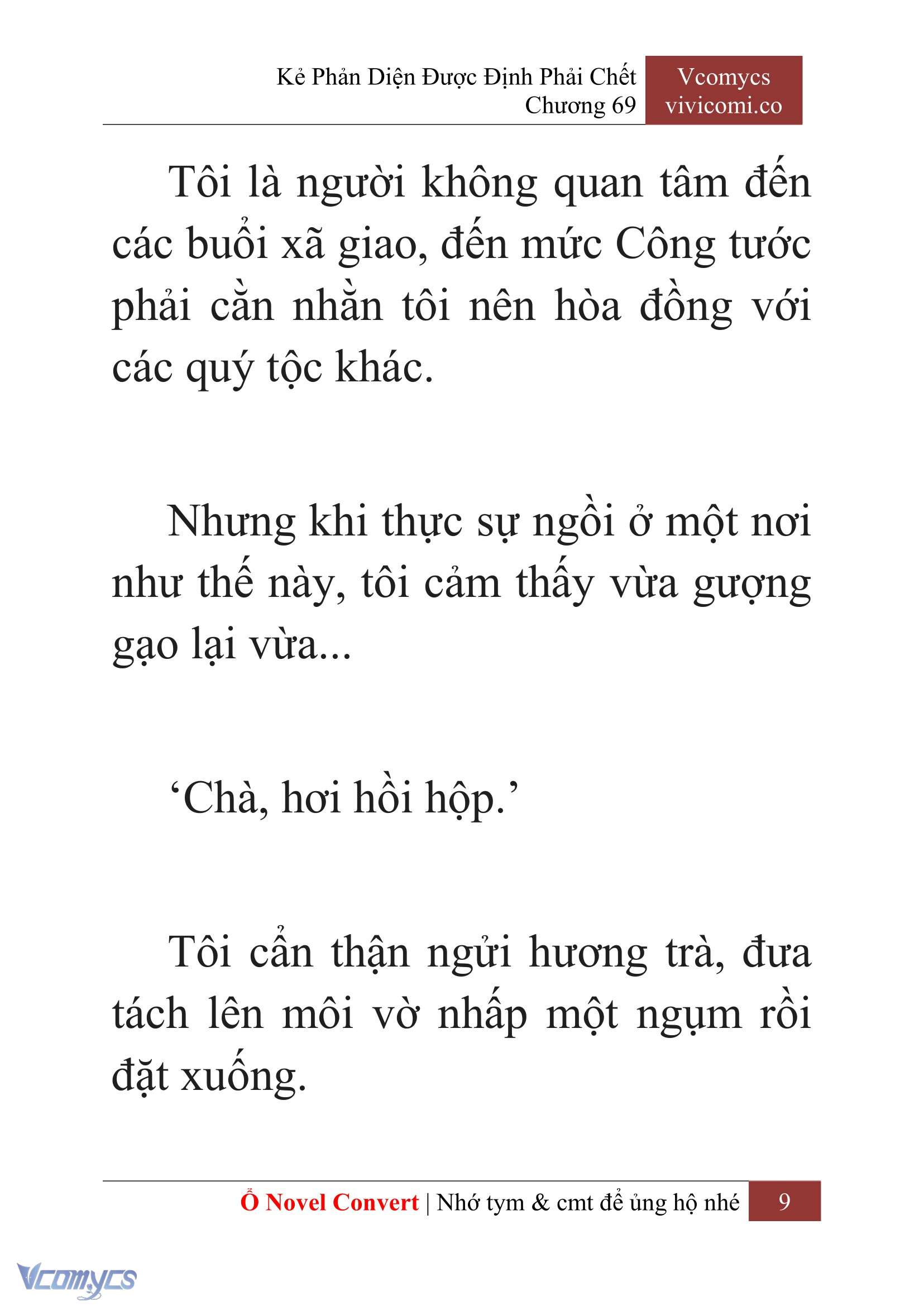[Novel] Kẻ Phản Diện Được Định Phải Chết Chap 69 - Trang 2