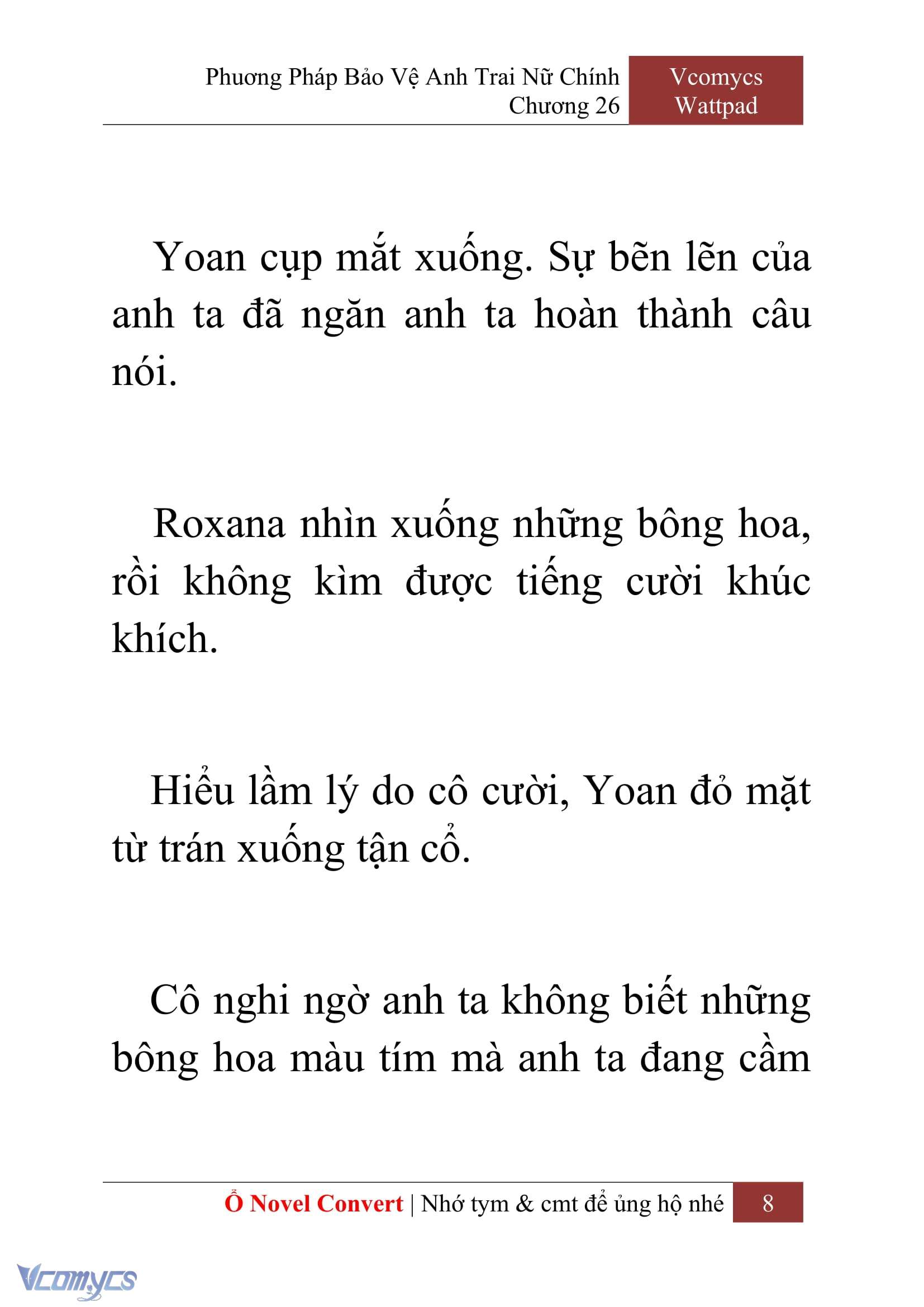 [Novel] Phương Pháp Bảo Vệ Anh Trai Nữ Chính Chap 26 - Trang 2