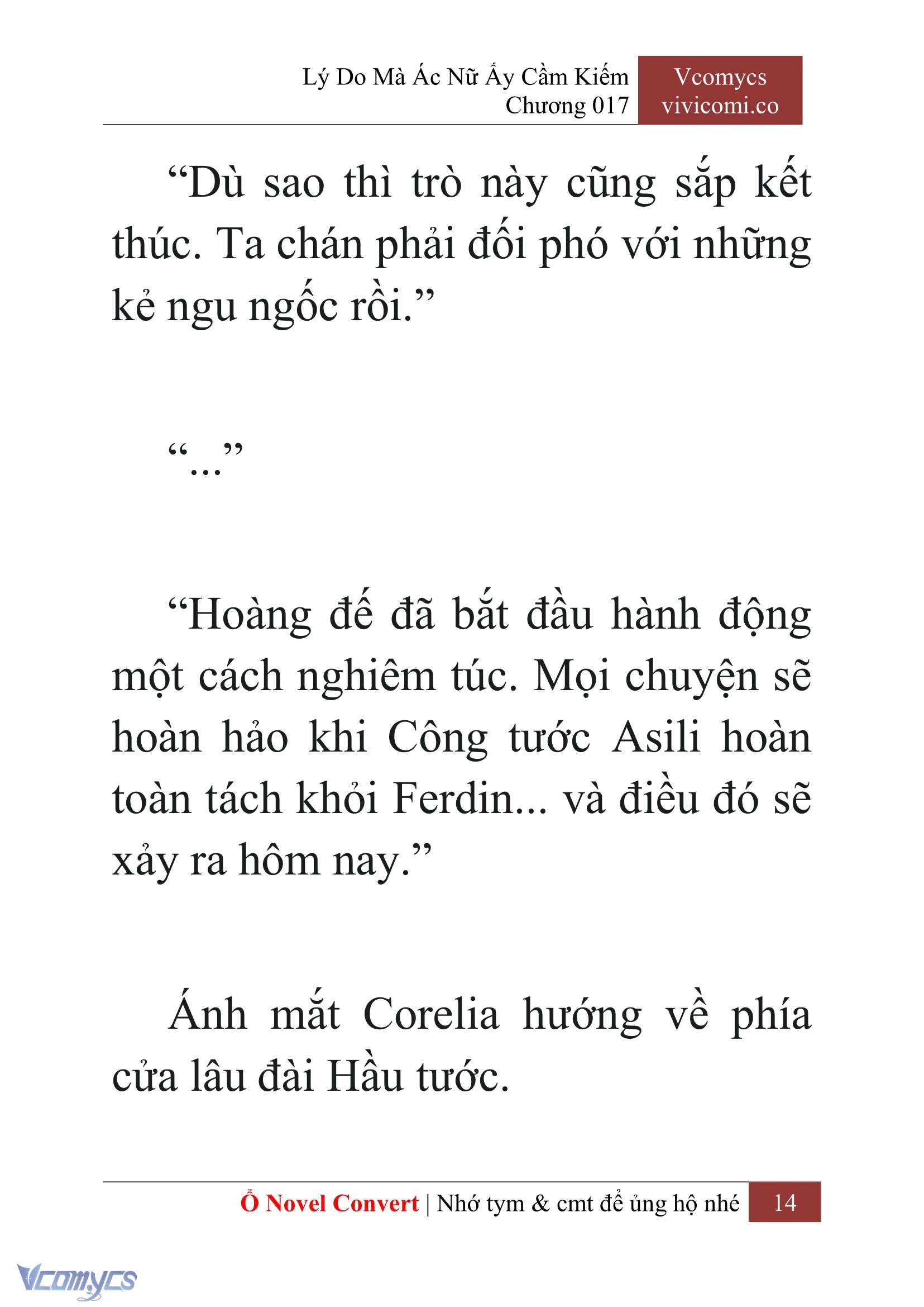 [Novel] Lý Do Mà Ác Nữ Ấy Cầm Kiếm Chap 17 - Trang 2