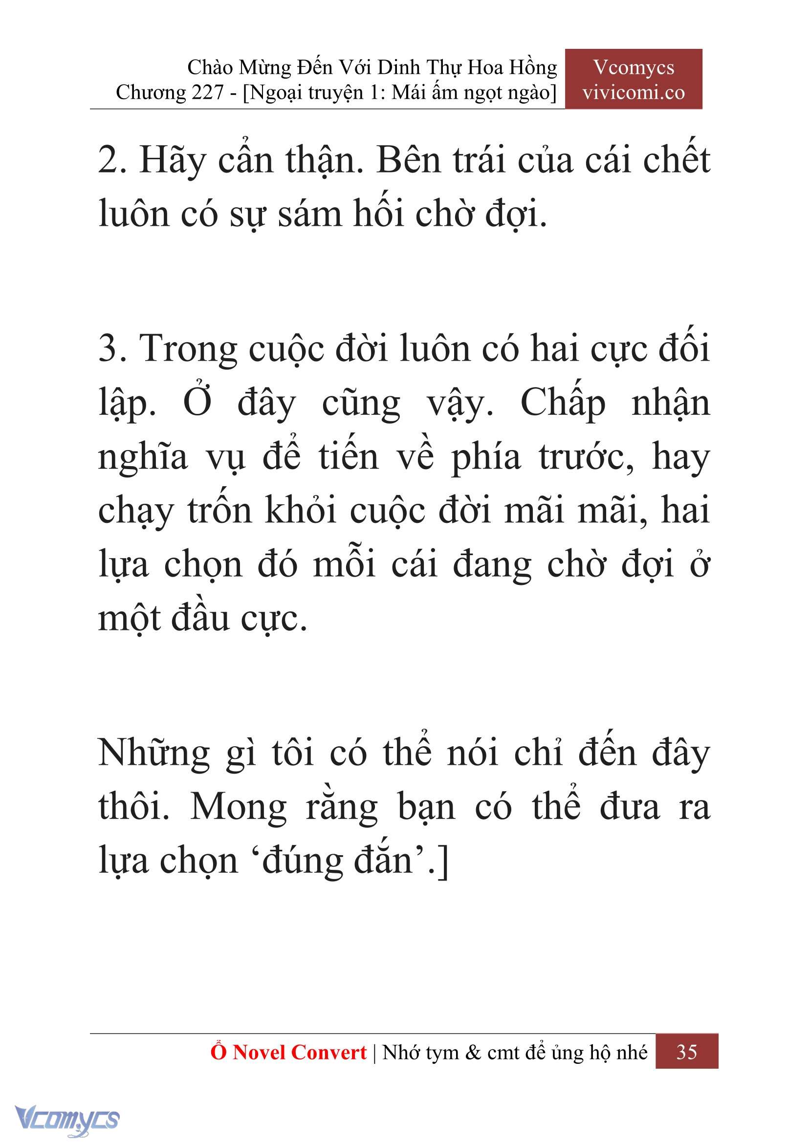 [Novel] Chào Mừng Đến Với Dinh Thự Hoa Hồng Chap 227 - Trang 2