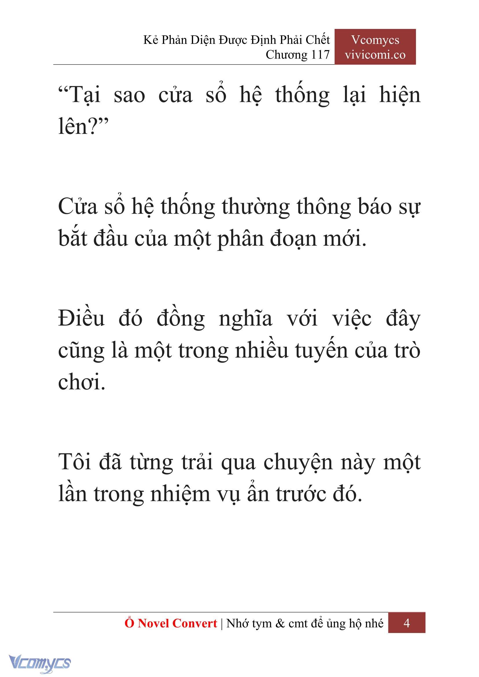 [Novel] Kẻ Phản Diện Được Định Phải Chết Chap 117 - Trang 2