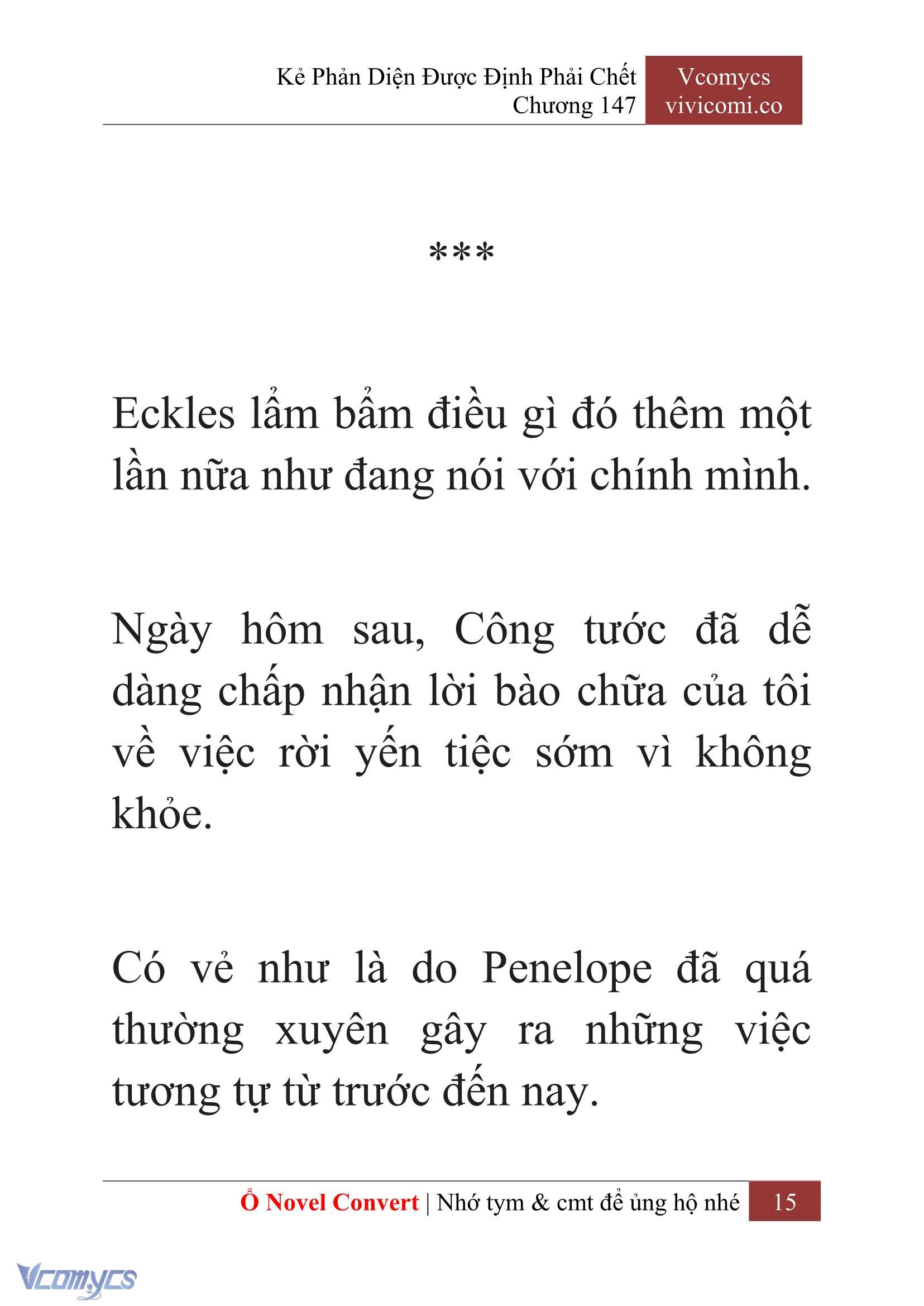 [Novel] Kẻ Phản Diện Được Định Phải Chết Chap 147 - Trang 2