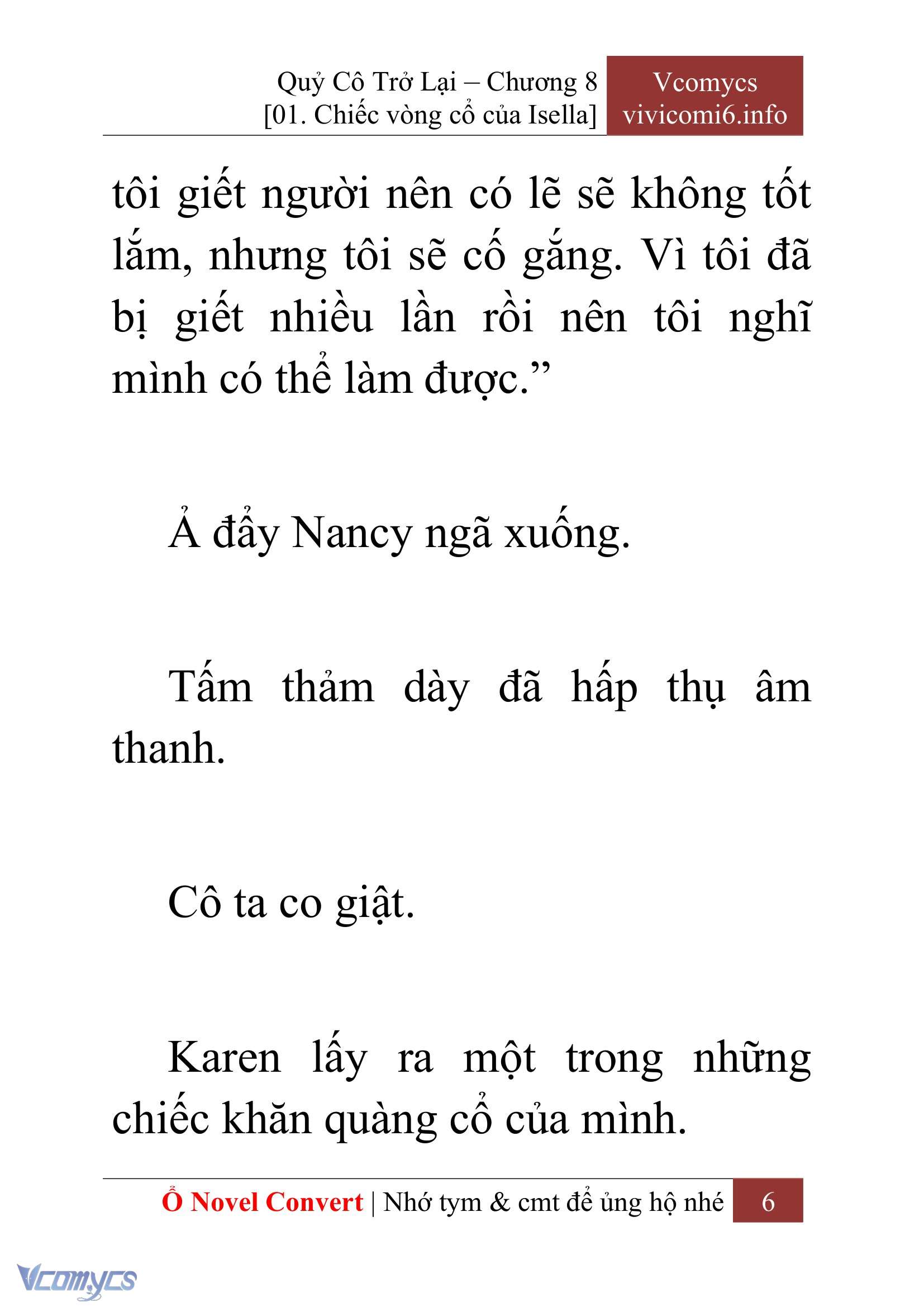 [Novel] Quý Cô Trở Lại Chap 8 - Trang 2