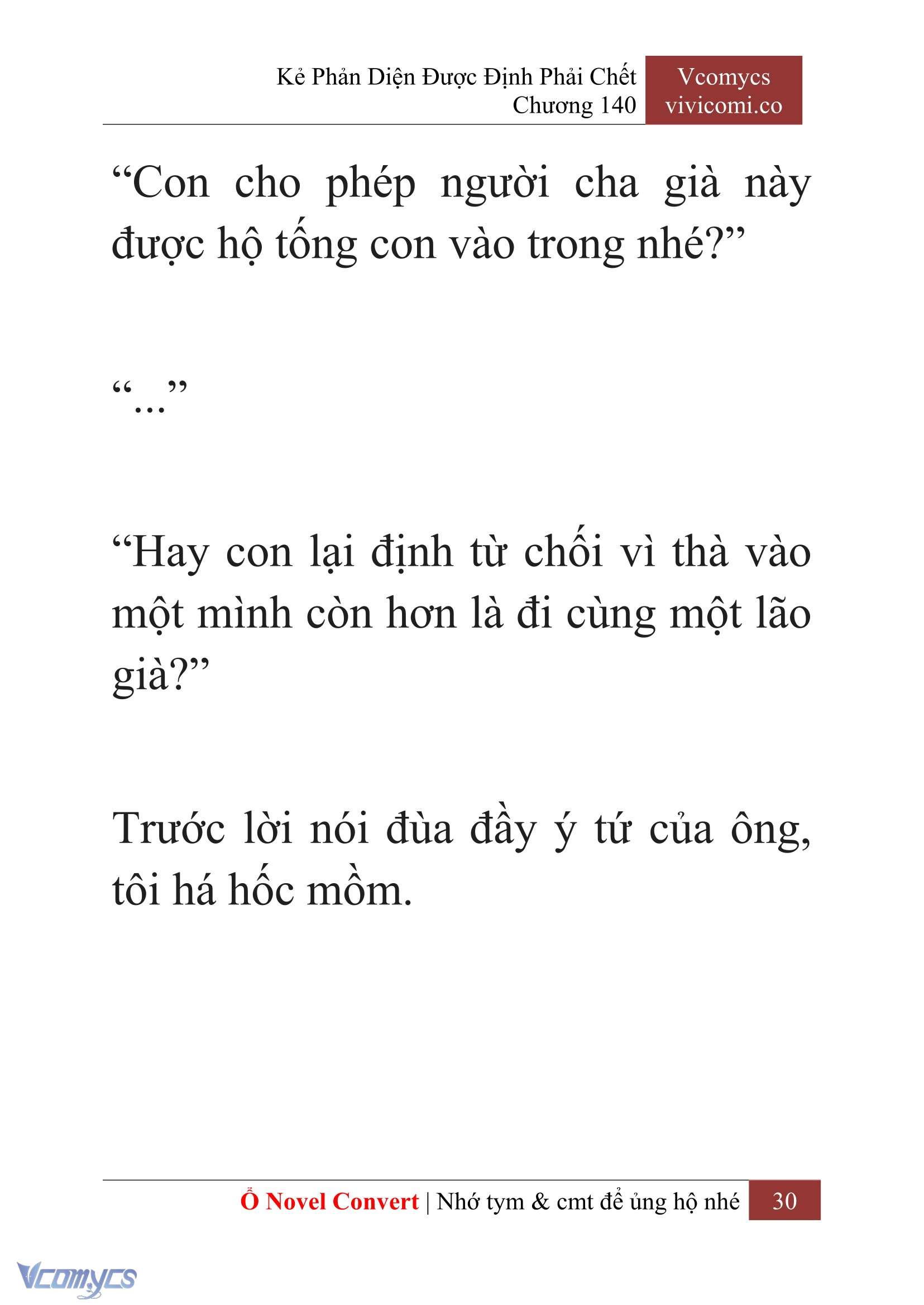 [Novel] Kẻ Phản Diện Được Định Phải Chết Chap 140 - Trang 2
