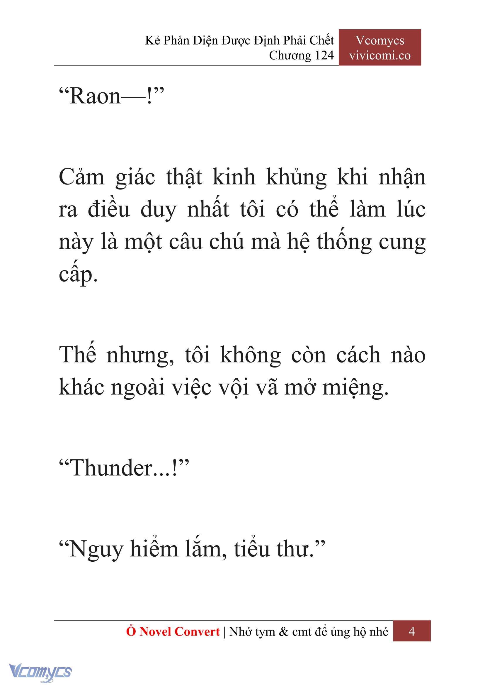 [Novel] Kẻ Phản Diện Được Định Phải Chết Chap 124 - Trang 2